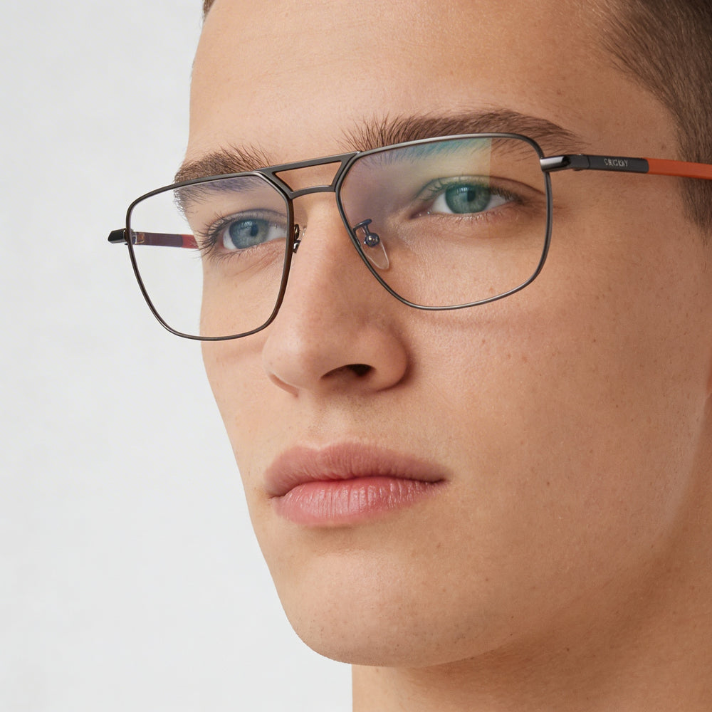 Gafas unisex Adidas Originals OR5069 de metal, color bronce mate/naranja oscuro brillante, talla 56-15-145