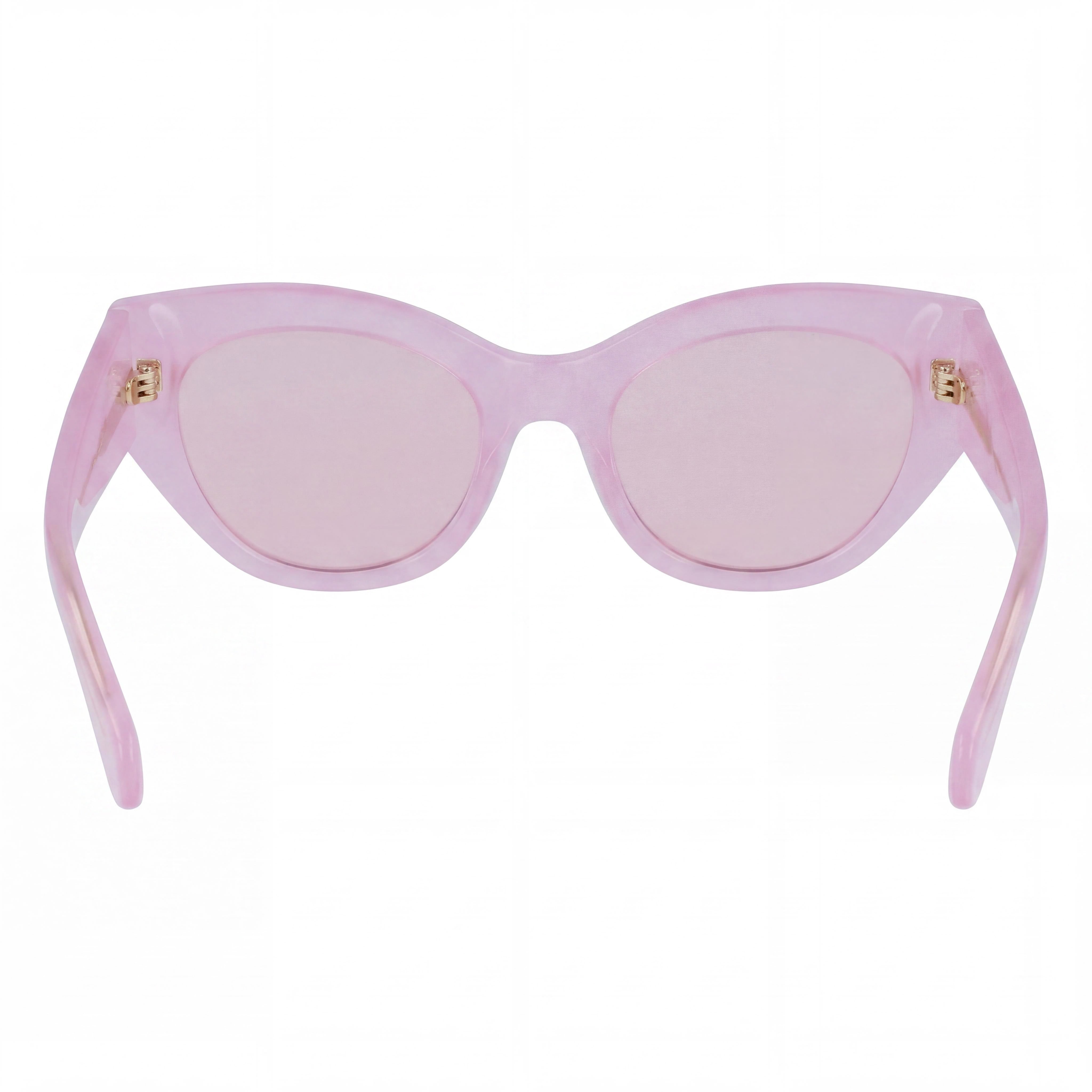 Gafas de sol deportivas unisex Salvatore Ferragamo SF1107S con montura de plástico multicolor y protección UV, lentes rosa opalino, 55 mm, Photo 4