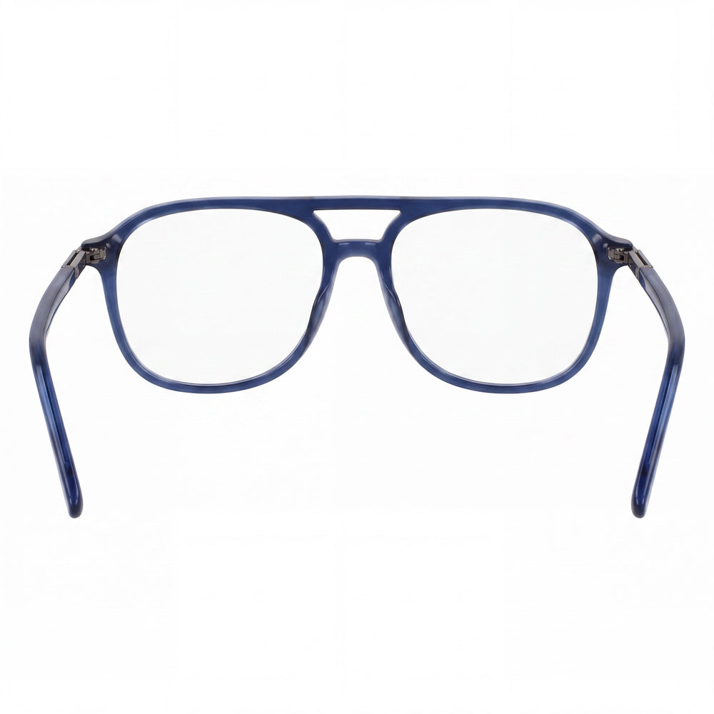 Ferragamo Sf3006 Montura de Acetato Unisex, Azul Transparente, Ancho de Lente 56mm, Puente 16mm, Patilla 145mm