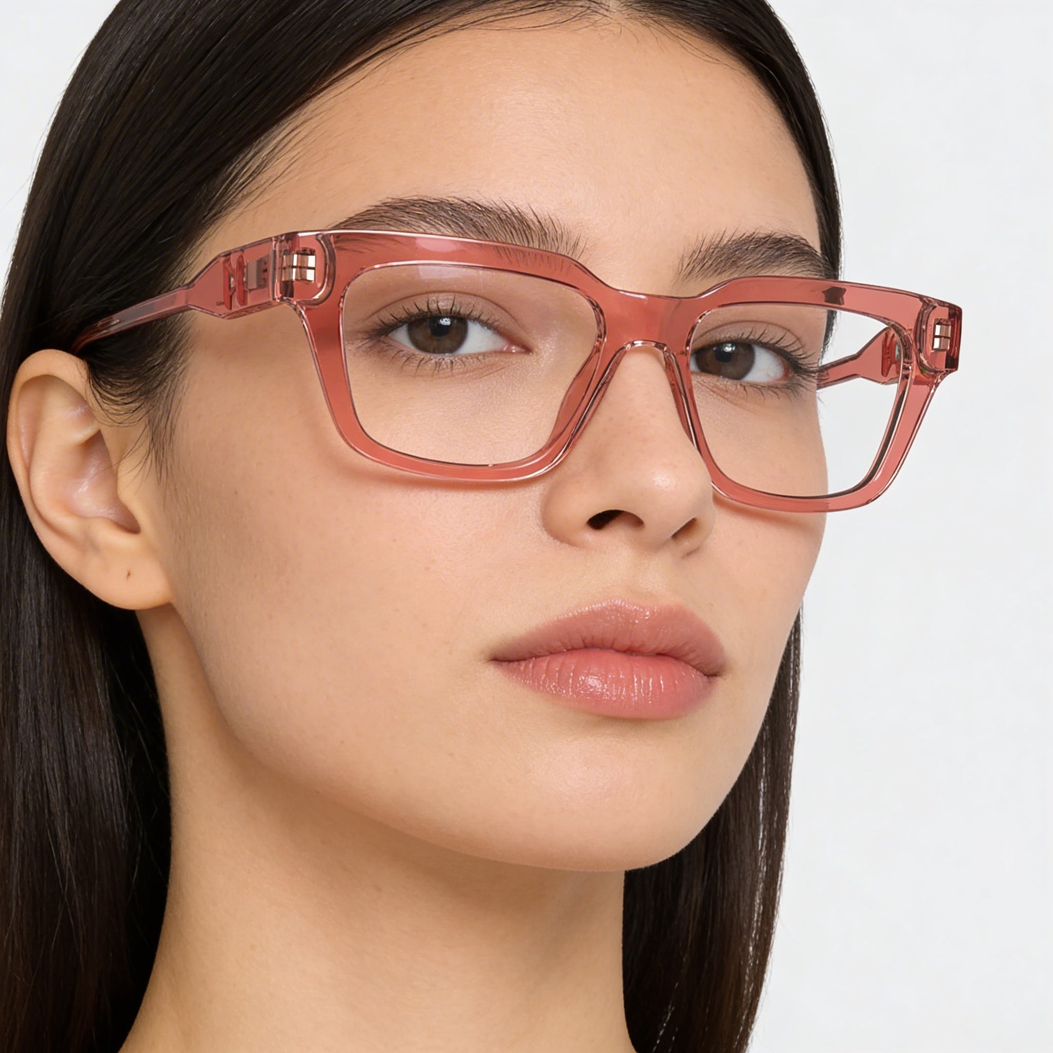 KARL LAGERFELD Modern KL6152 Women's Eyewear with Injected Rose Frame and Polycarbonate Lenses 52mm, Photo 4