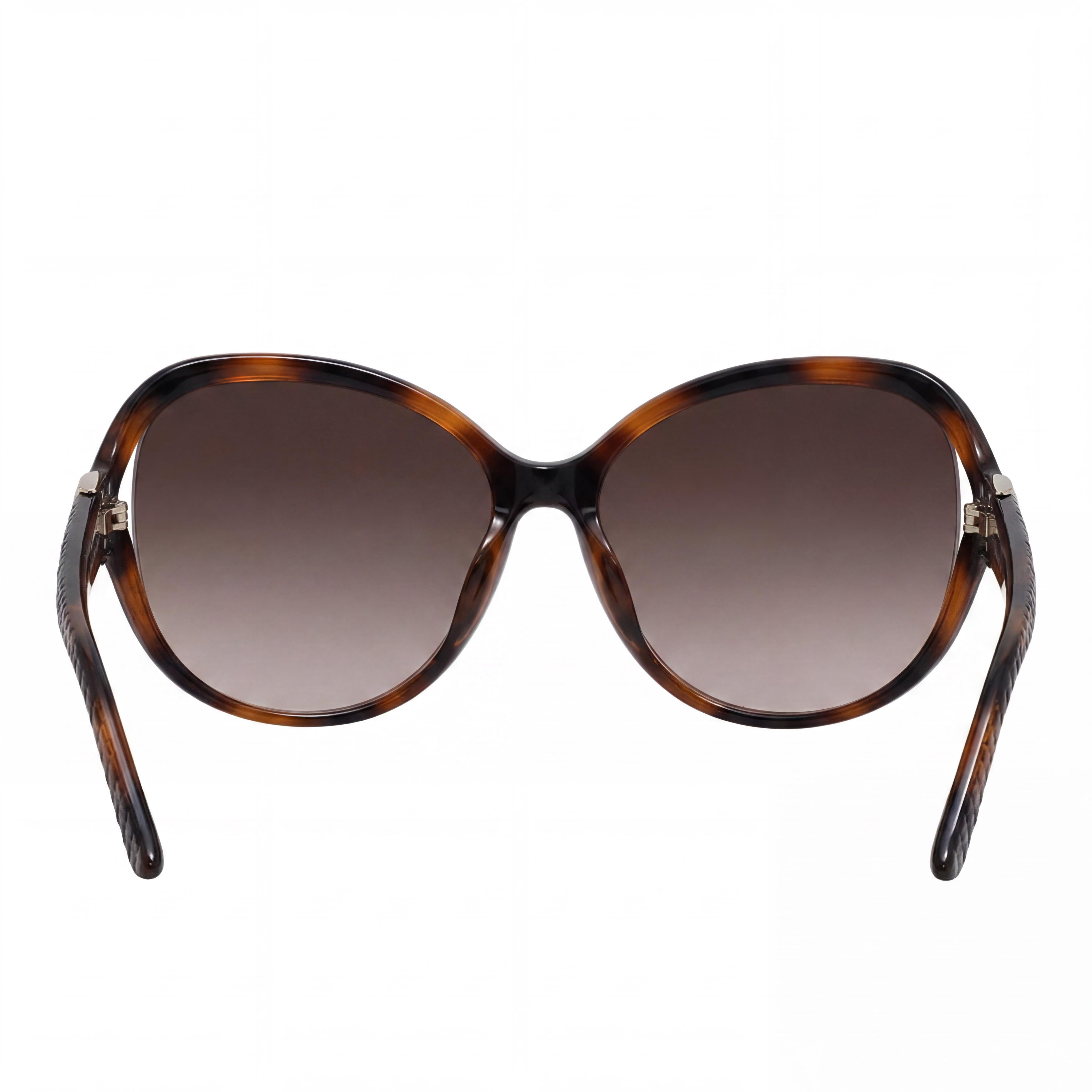 Salvatore Ferragamo Classic Women's Tortoise Plastic Brown Gradient 100% UV Protected 61mm Sunglasses, Photo 3