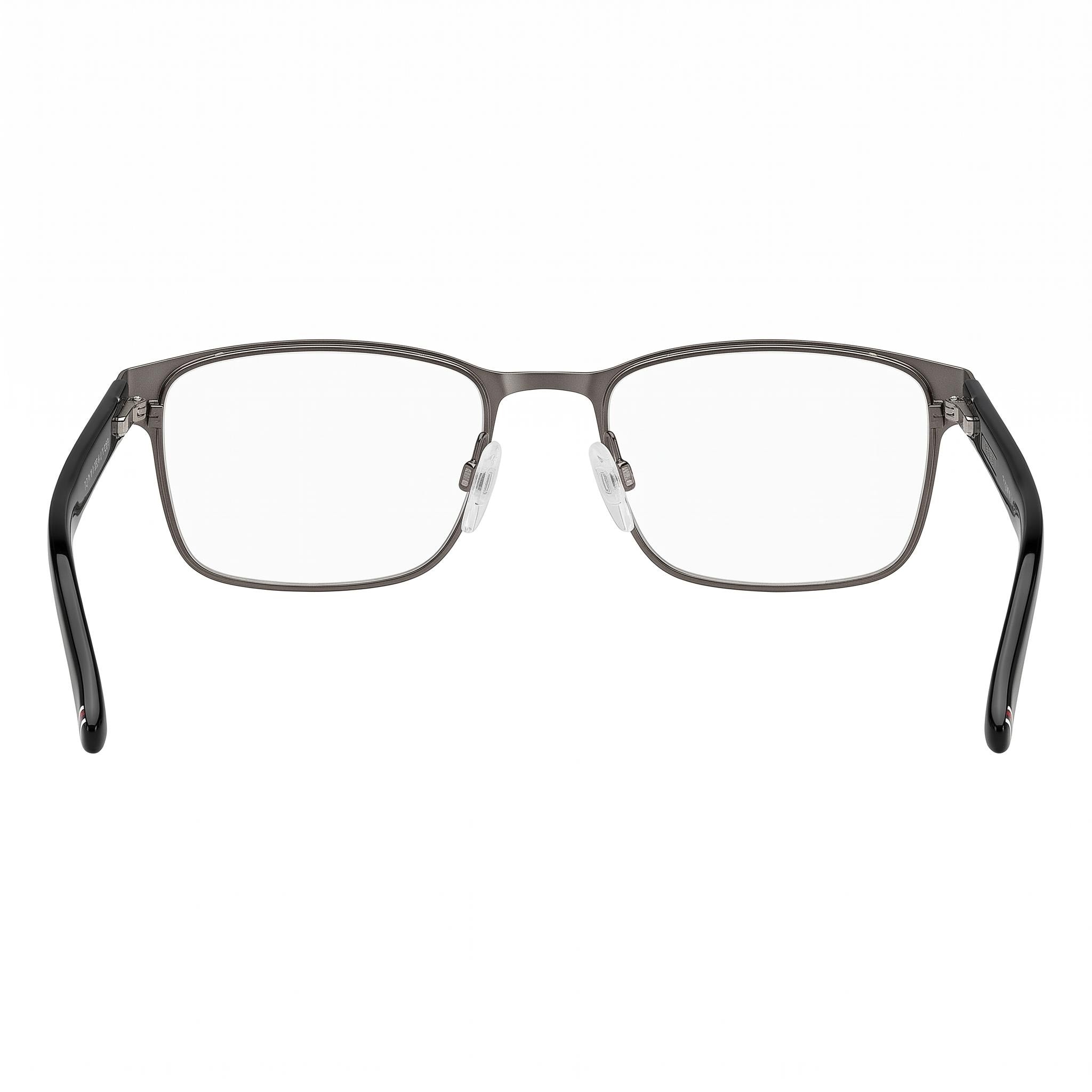 Gafas rectangulares de acero inoxidable semi mate rutenio oscuro Tommy Hilfiger T. Hilfiger 1769 para hombre 55mm, Photo 3