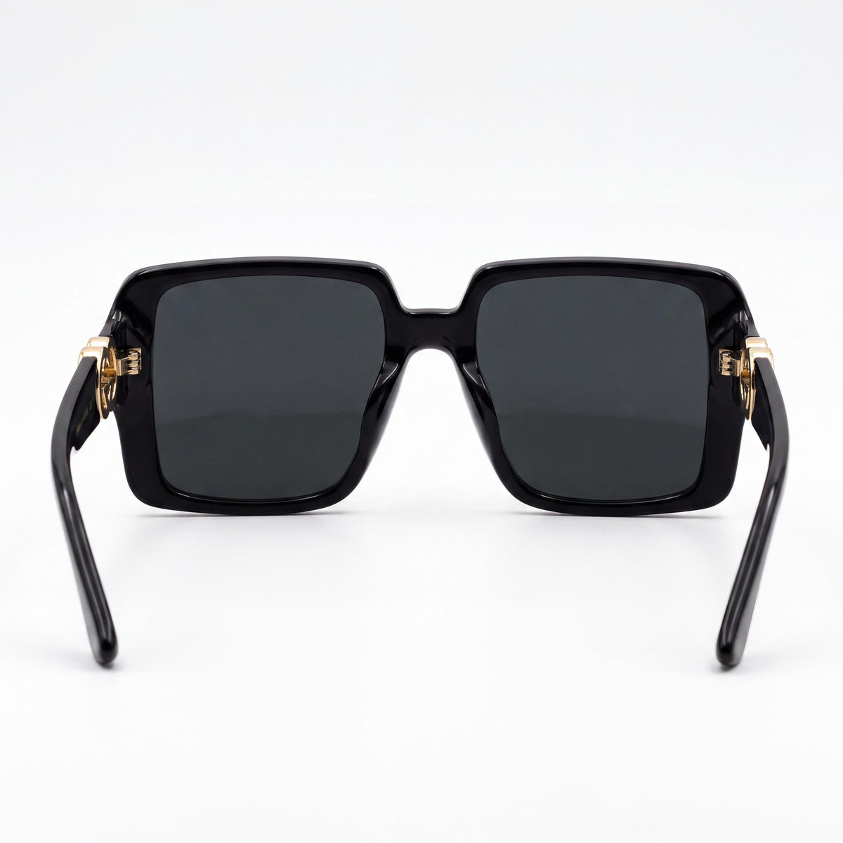 Gucci Gg1692s Women's Classic Black Grey Plastic Frame Sunglasses with Black Grey Composite Lenses 54mm, Photo 4