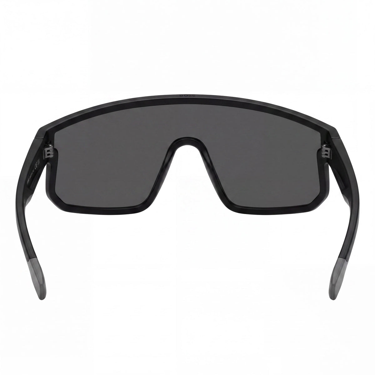 HUGO BOSS 1499/S Gafas de sol clásicas de ECO POLIAMIDA para hombre, color negro mate con lentes gris oscuro 99-01-125, Photo 3