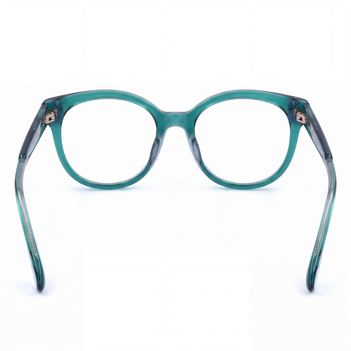 Max&Co. Casual Women's Dark Green Acetate Frame Eyeglasses with Transparent Lenses, 48-17-135, Photo 3