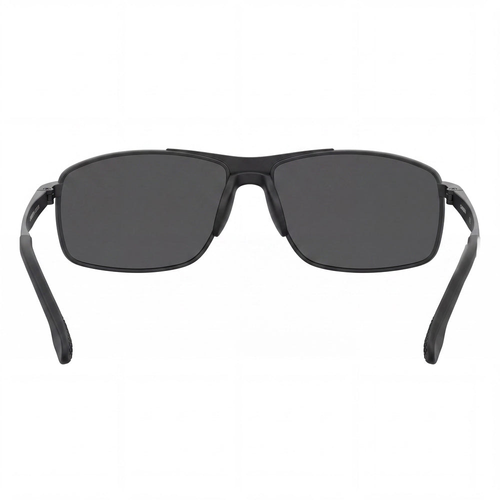 Carrera 8039/S Unisex Matte Black/Grey Metal Frame UV Protection Non-Polarized Sunglasses 60mm