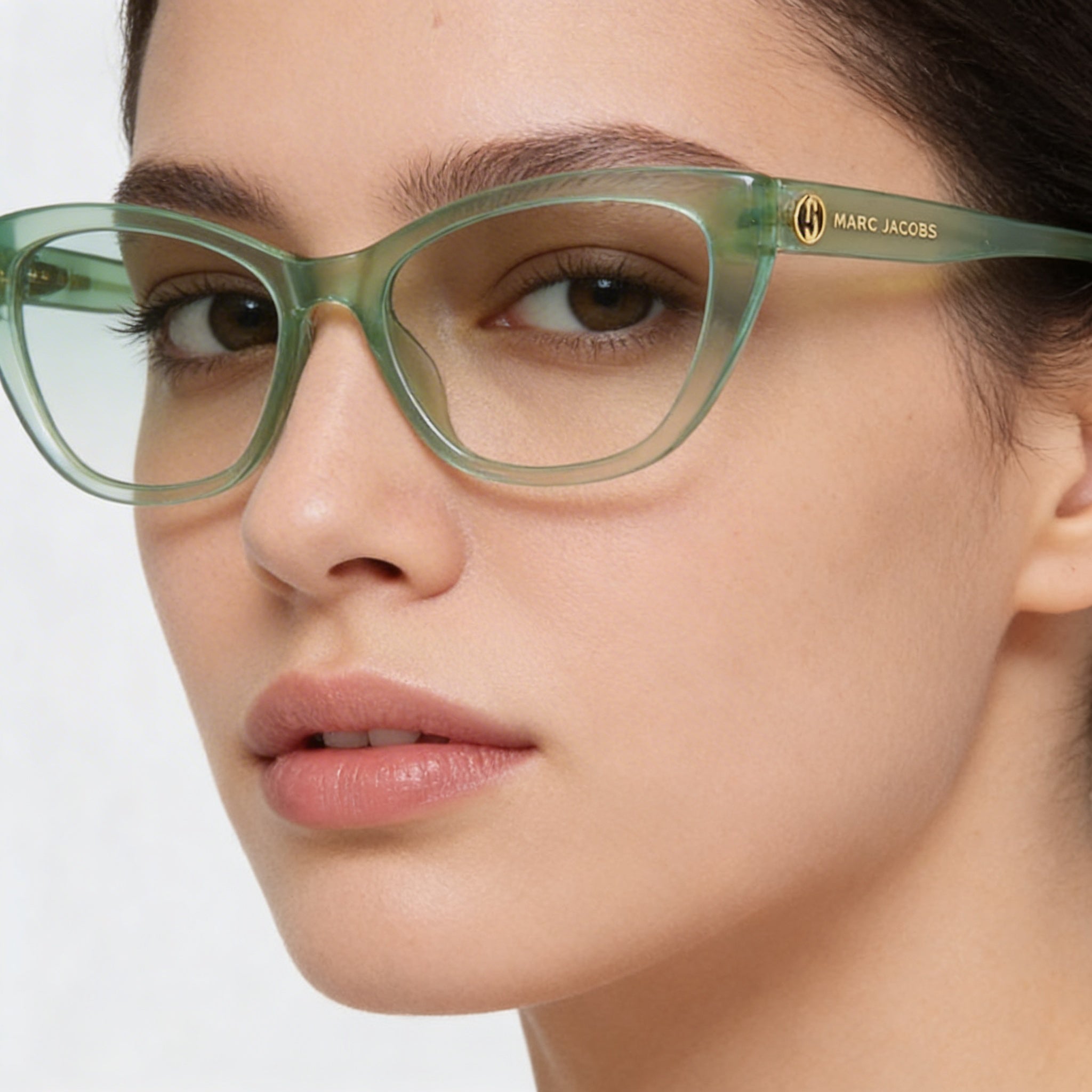 Gafas para mujer Marc Jacobs Marc 736 con montura de acetato rosa y lentes de policarbonato, tamaño 55-140-17, Photo 4