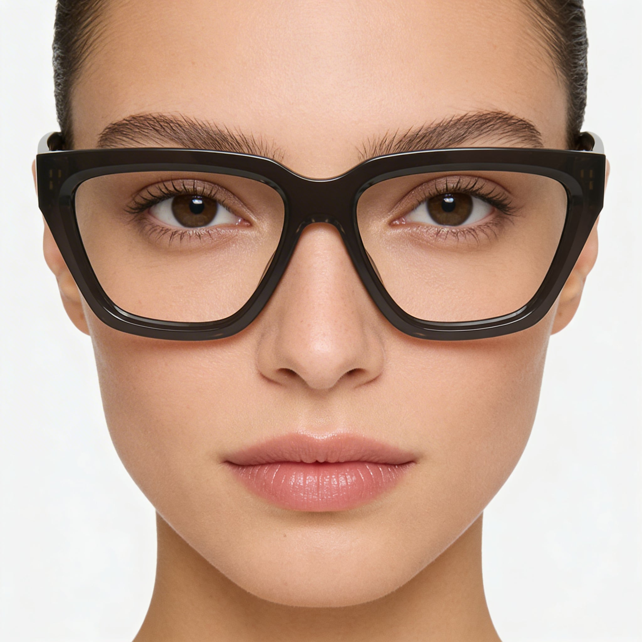 Victoria Beckham Modern VB2658 Women's Acetate Frame in Grey with Grey Polycarbonate Lenses Sunglasses 53mm, Photo 4