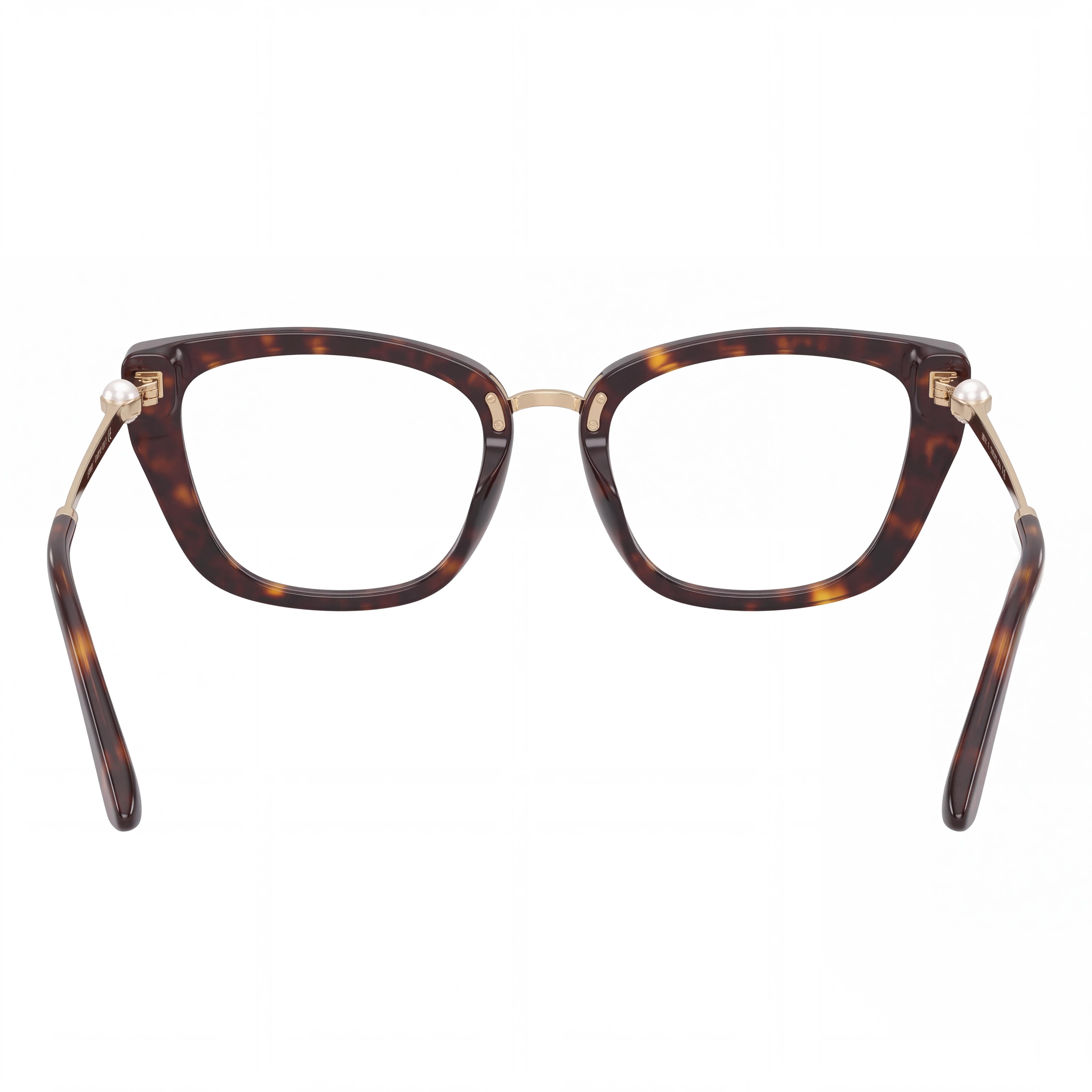 JIMMY CHOO 3034HB Classic Luxury Unisex Optical Frames with Havana Acetate, Designed for Prescription Lenses, 54mm, Photo 3
