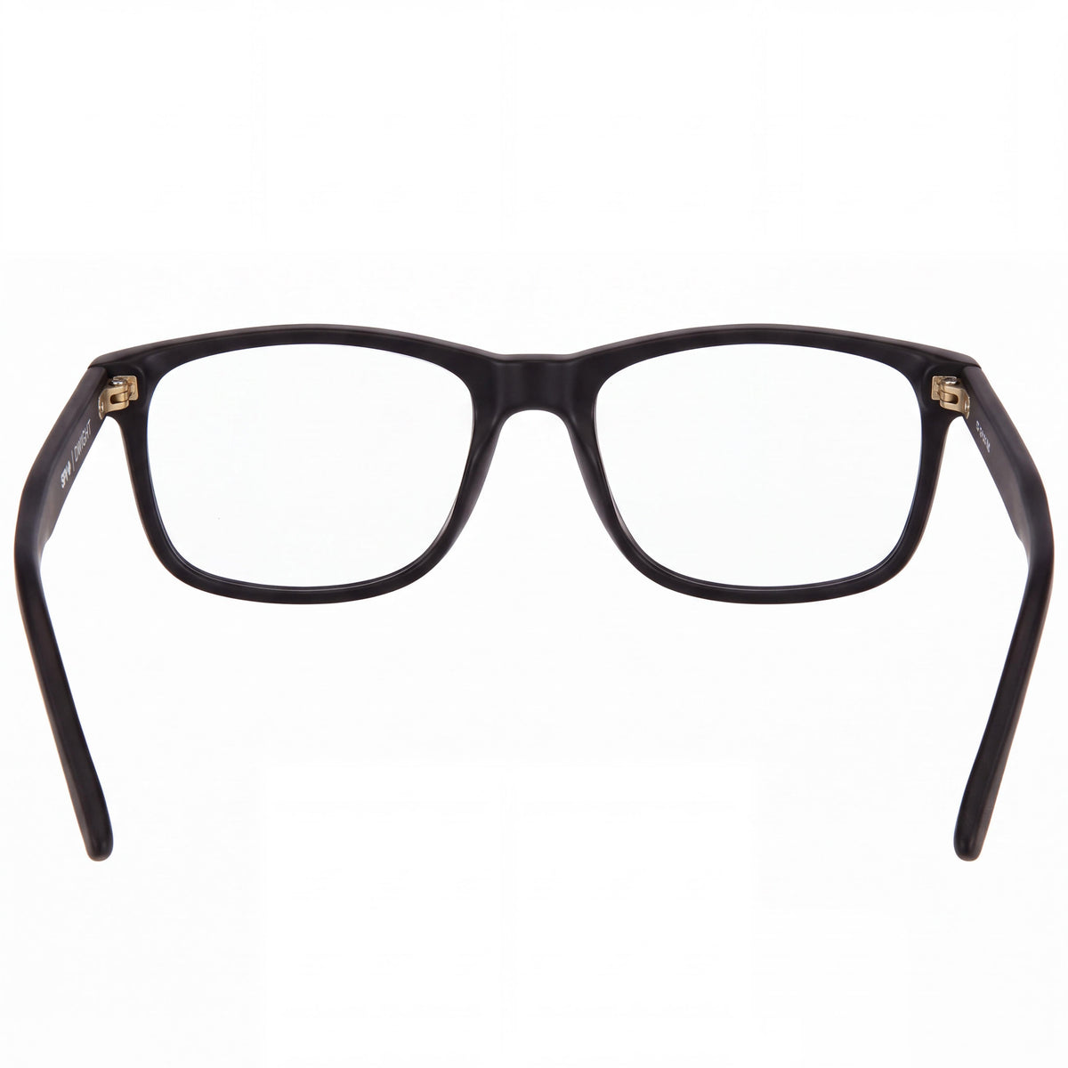 Gafas graduadas unisex Spy DWIGHT 57 5700000000038 de acetato con montura completa en negro mate y lentes transparentes sin graduación, 57 mm, Photo 2