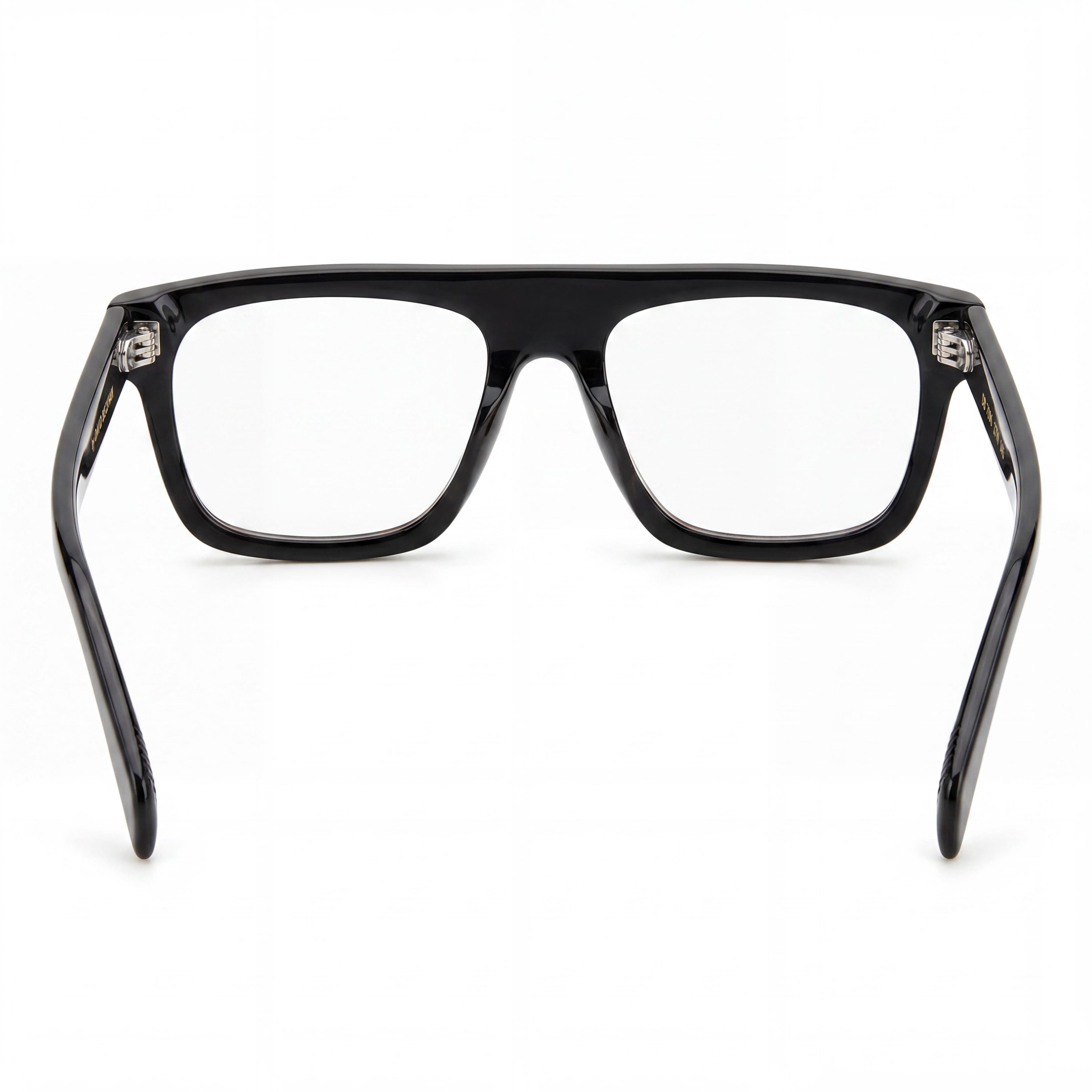 David Beckham Gafas de Hombre Modernas de Acetato Negro de Cuerno No Polarizadas 53mm, Photo 2