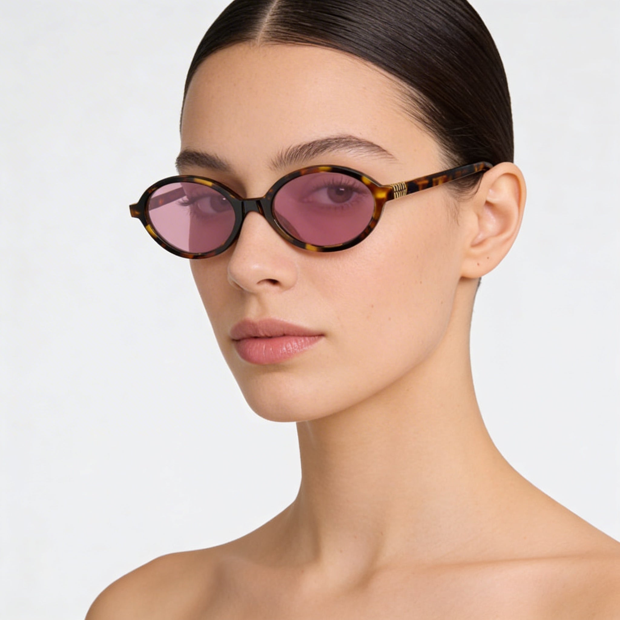 Gafas de sol deportivas Miu Miu para mujer con protección UV, montura de composite multicolor y lentes negras, Photo 3