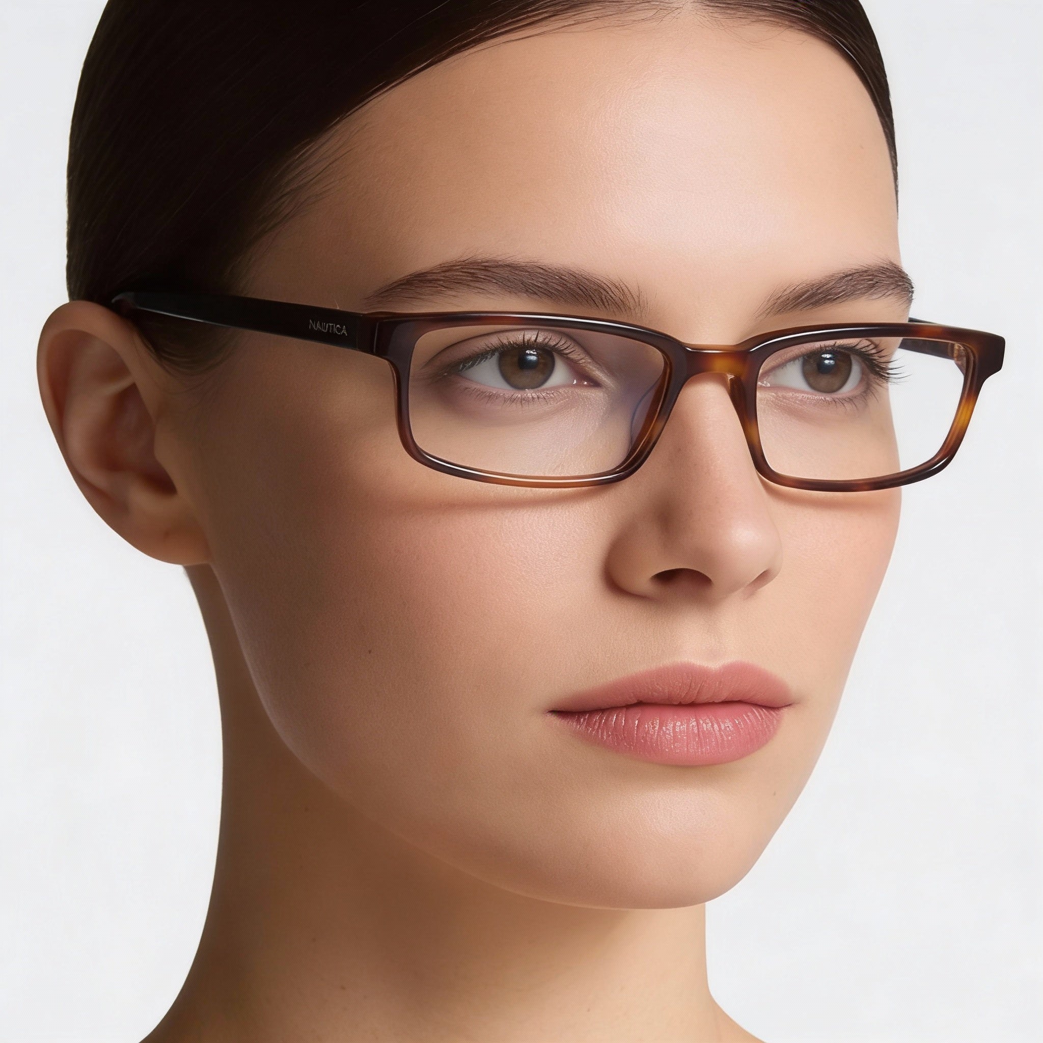 Gafas Nautica N 8146 para mujer con montura metálica estándar, color carey mate, 53-18-140 mm, Photo 4