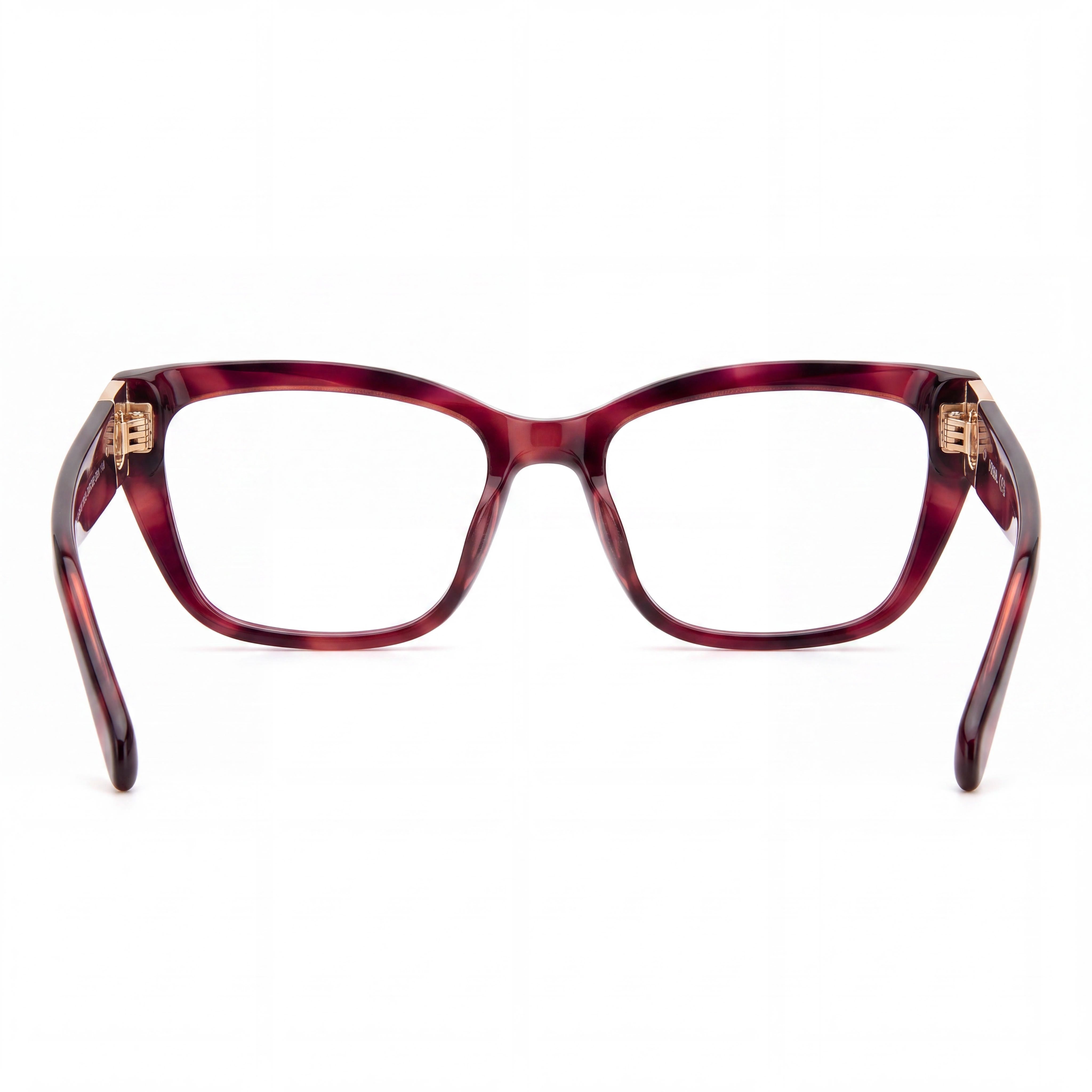 Gafas Fossil Fos 7172 de mujer ECO ACETATE Habana Roja con lentes de policarbonato multicolor no polarizadas de 54 mm, Photo 3