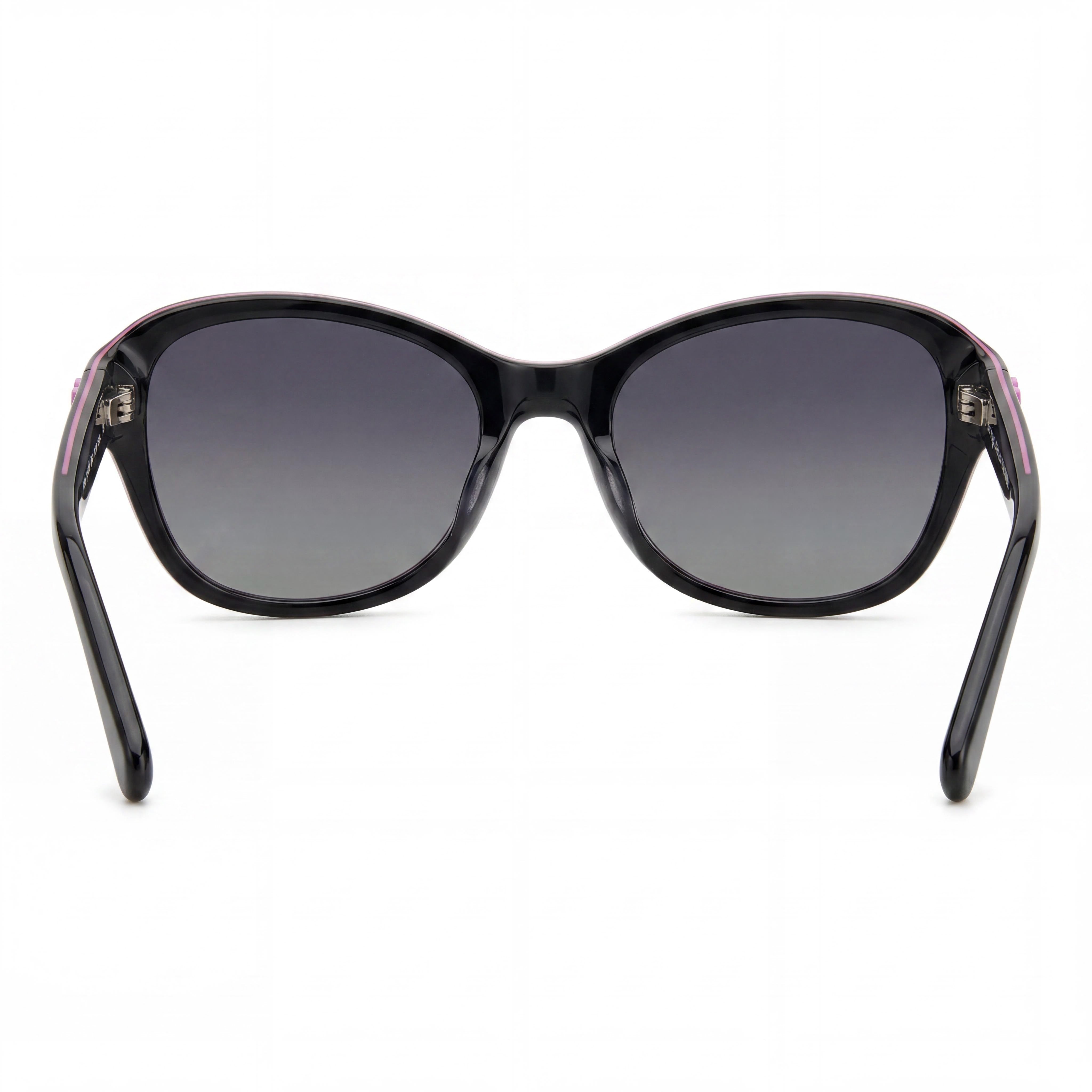 Kate spade new york Golda/G/S Women's Black Eco Acetate Grey Shaded Polarized Sunglasses 56-20-135, Photo 3