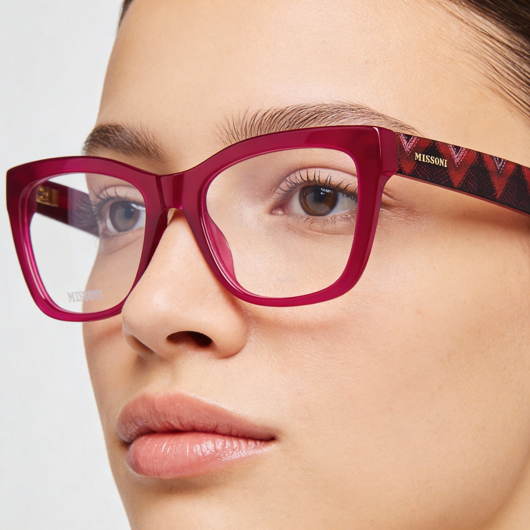 Missoni Modern Unisex Violet Frame Acetate Sunglasses with Violet Lenses 53mm UV Protection, Photo 3