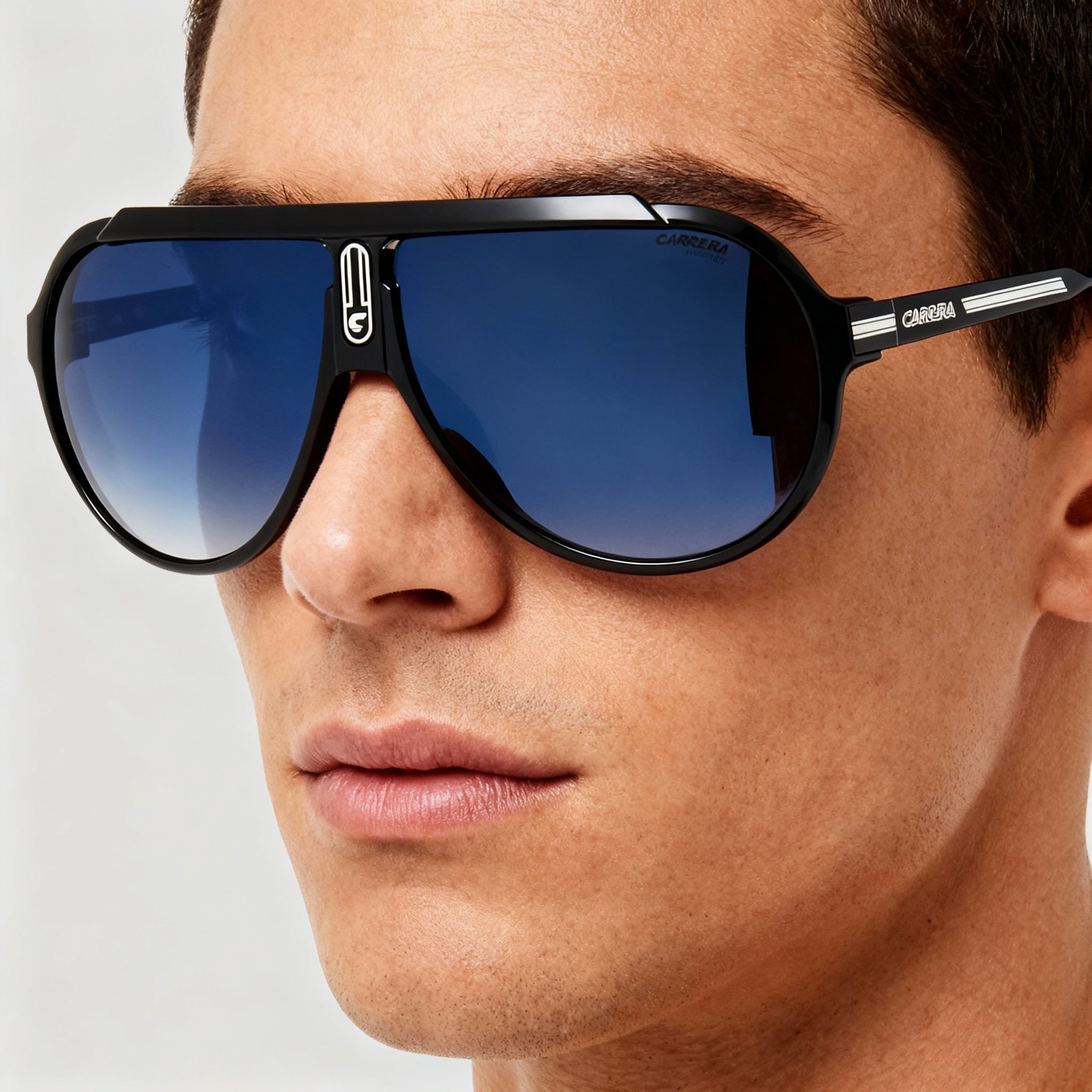 Carrera Endurance65/N Unisex Pilot Sunglasses, Black Palladium Plastic Frame, Gray Shaded Lenses, 63mm, Photo 5