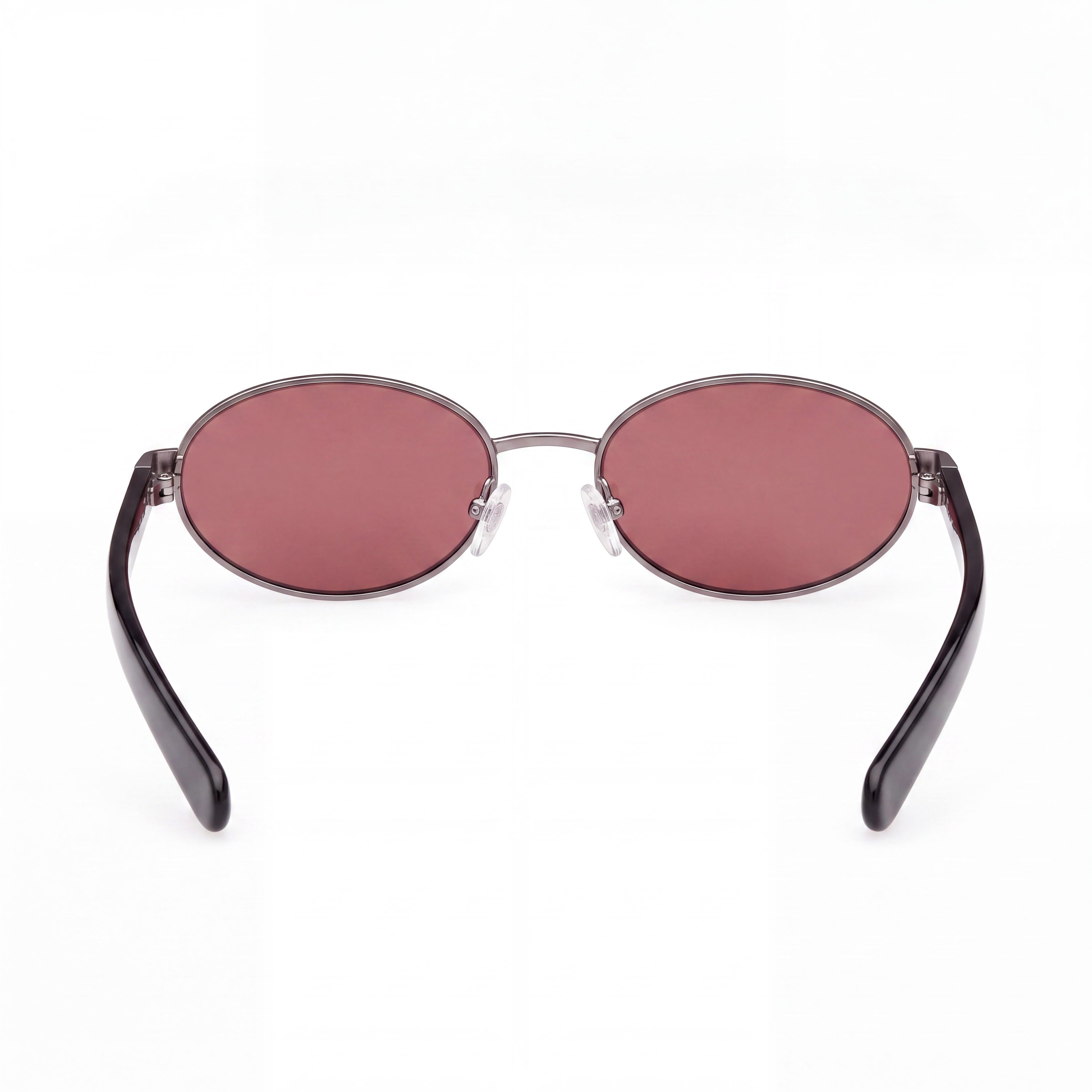 Gafas de sol unisex adidas Originals Casual de metal con lentes burdeos, rutenio claro mate, UV 400, 54 mm, Photo 4