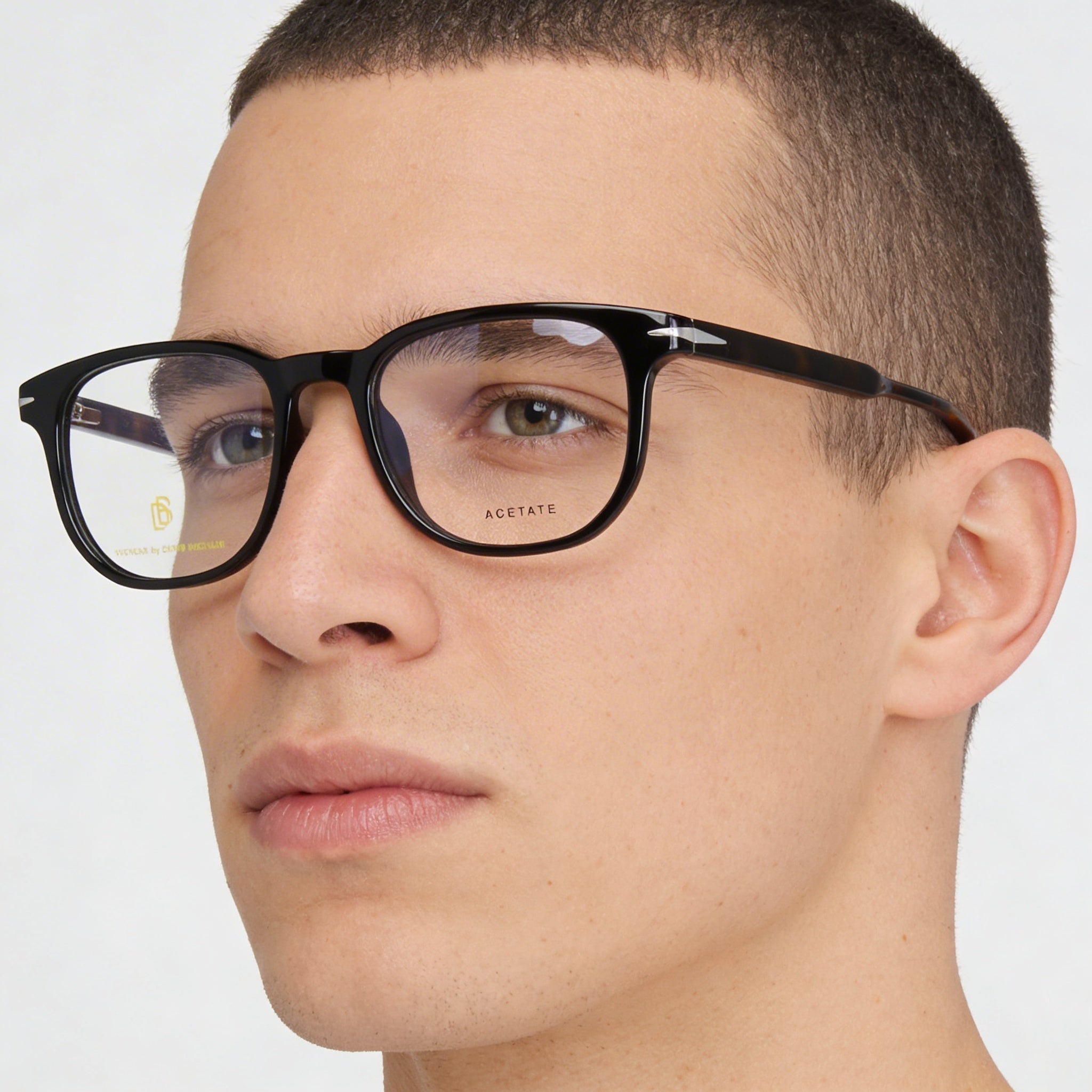 Gafas de sol casuales para hombre David Beckham Db 1123, montura Havana negra, plástico, lentes no polarizadas de 50 mm, Photo 3