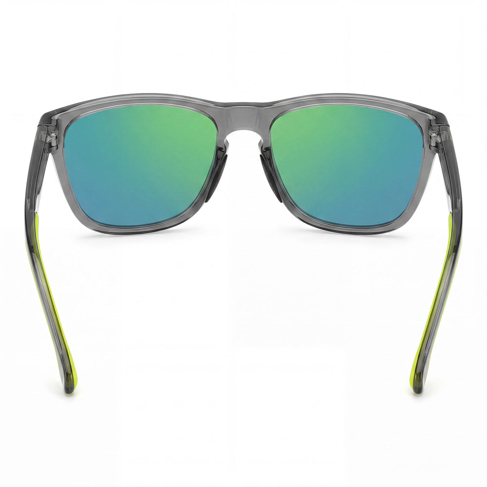Carrera Modern 8058/s Men's Grey Polyamide Polarized Green Multilayer UV Protection Sunglasses 56mm