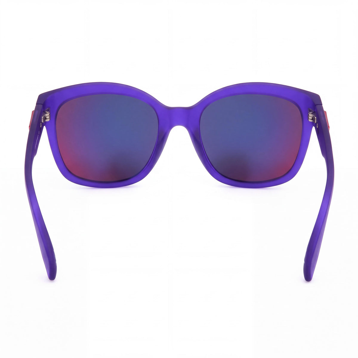 Gafas de sol unisex clásicas adidas no polarizadas con montura azul violeta mate de espejo y lentes azules UV 400 (54 mm), Photo 3