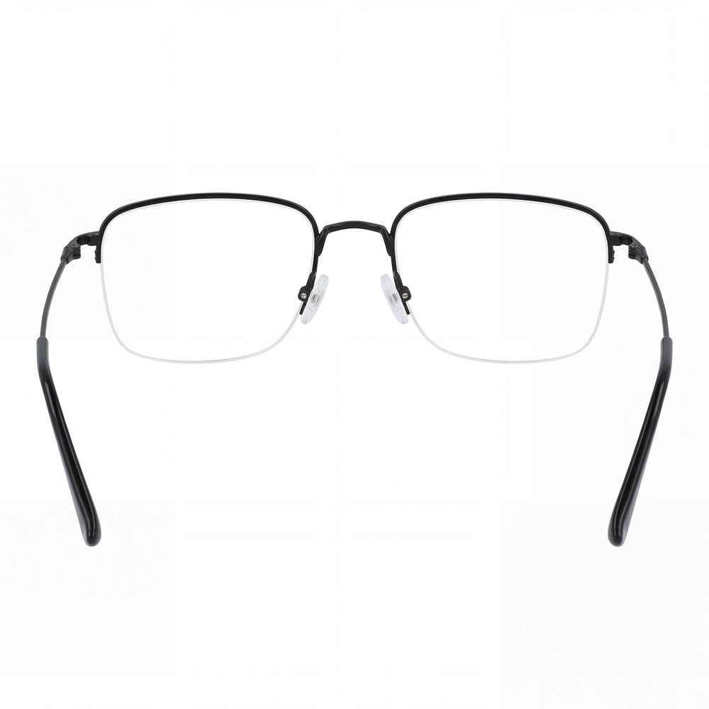 Flexon H6041 Unisex Black Flexon Frame Eyeglasses 52mm