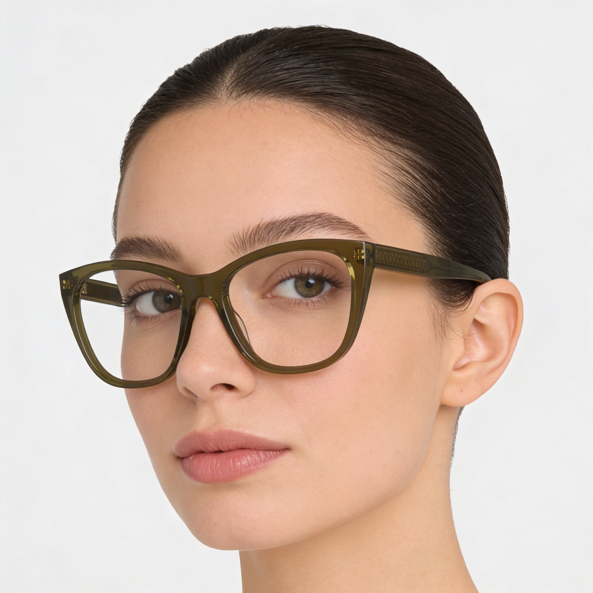 Victoria Beckham VB2665 Gafas Ópticas de Acetato Color Oliva para Mujer, Photo 5