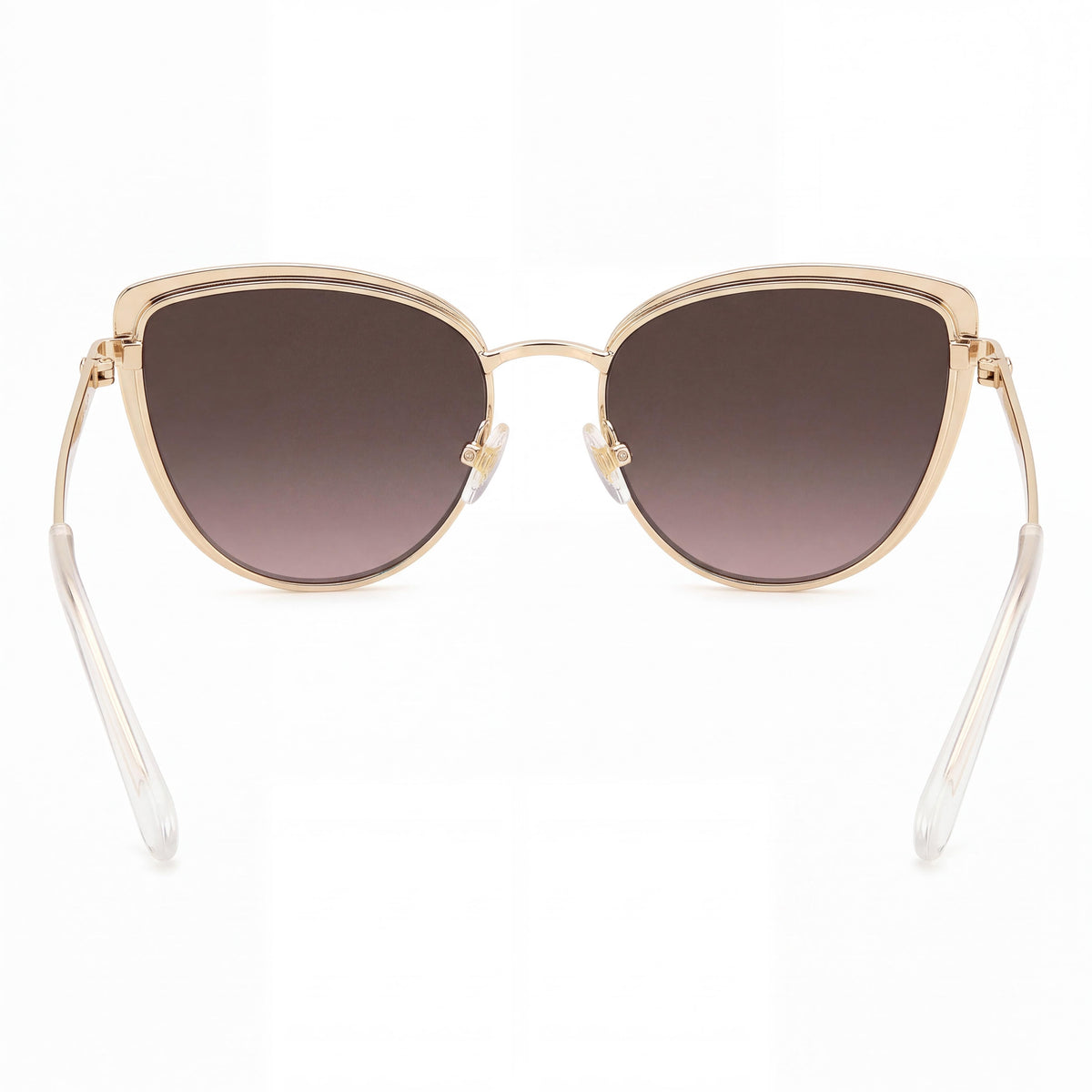 kate spade new york Cat Eye Sunglasses Women's Gold Brown Stainless Steel 56mm, Photo 3