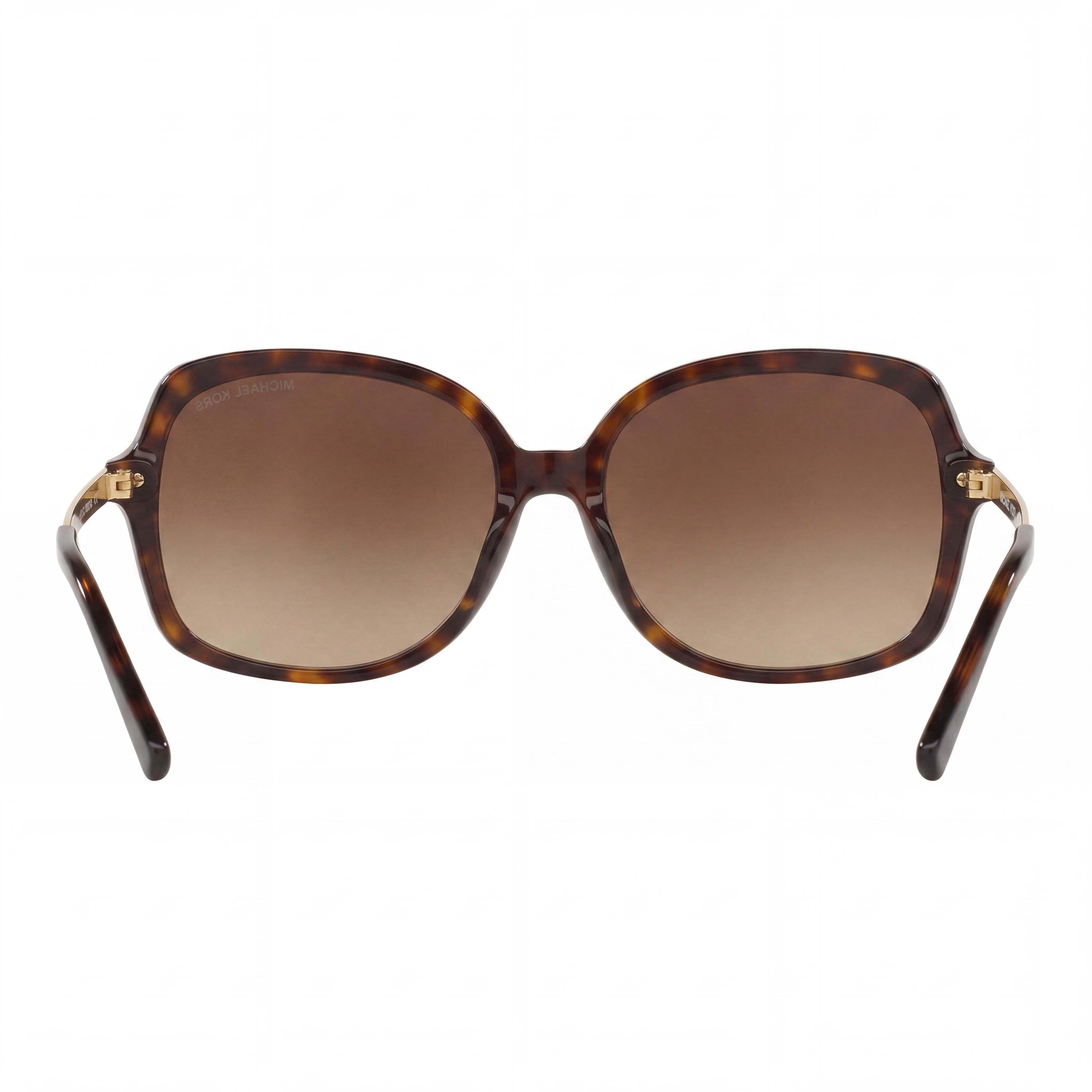 Gafas de sol Michael Kors Mk2024 Adrianna I para mujer, montura de plástico en dorado oscuro con degradado marrón, protección UV 400, 57 mm, Photo 3