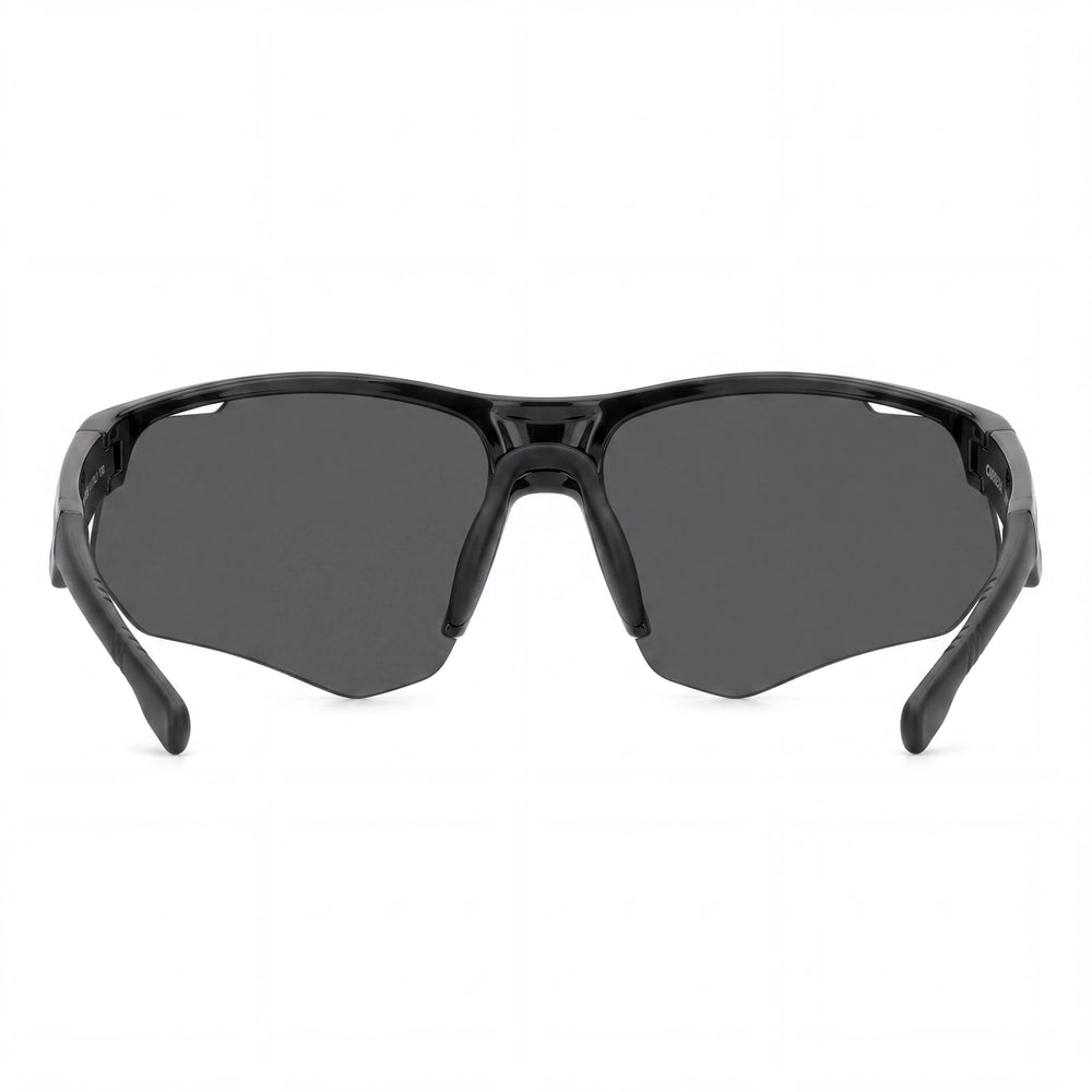 Gafas de sol casuales Carrera CARDUC 044/S con montura de plástico negro y lentes de plástico, 100% protección UV, unisex, 69-10-130mm