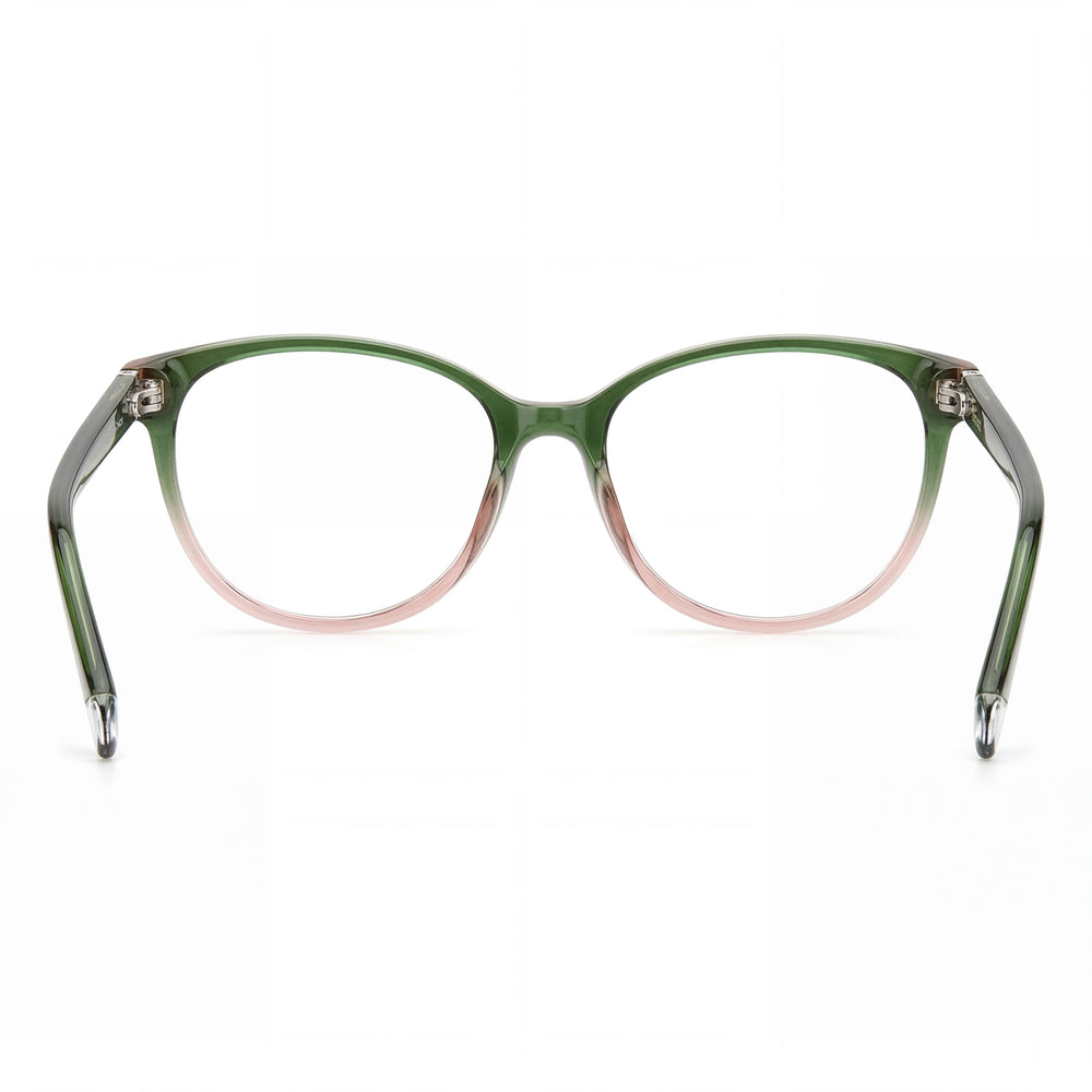 Gafas de sol Polaroid Pld D467 para mujer, modernas, sin polarizar, con montura inyectada, de policarbonato verde y rosa, 54 mm