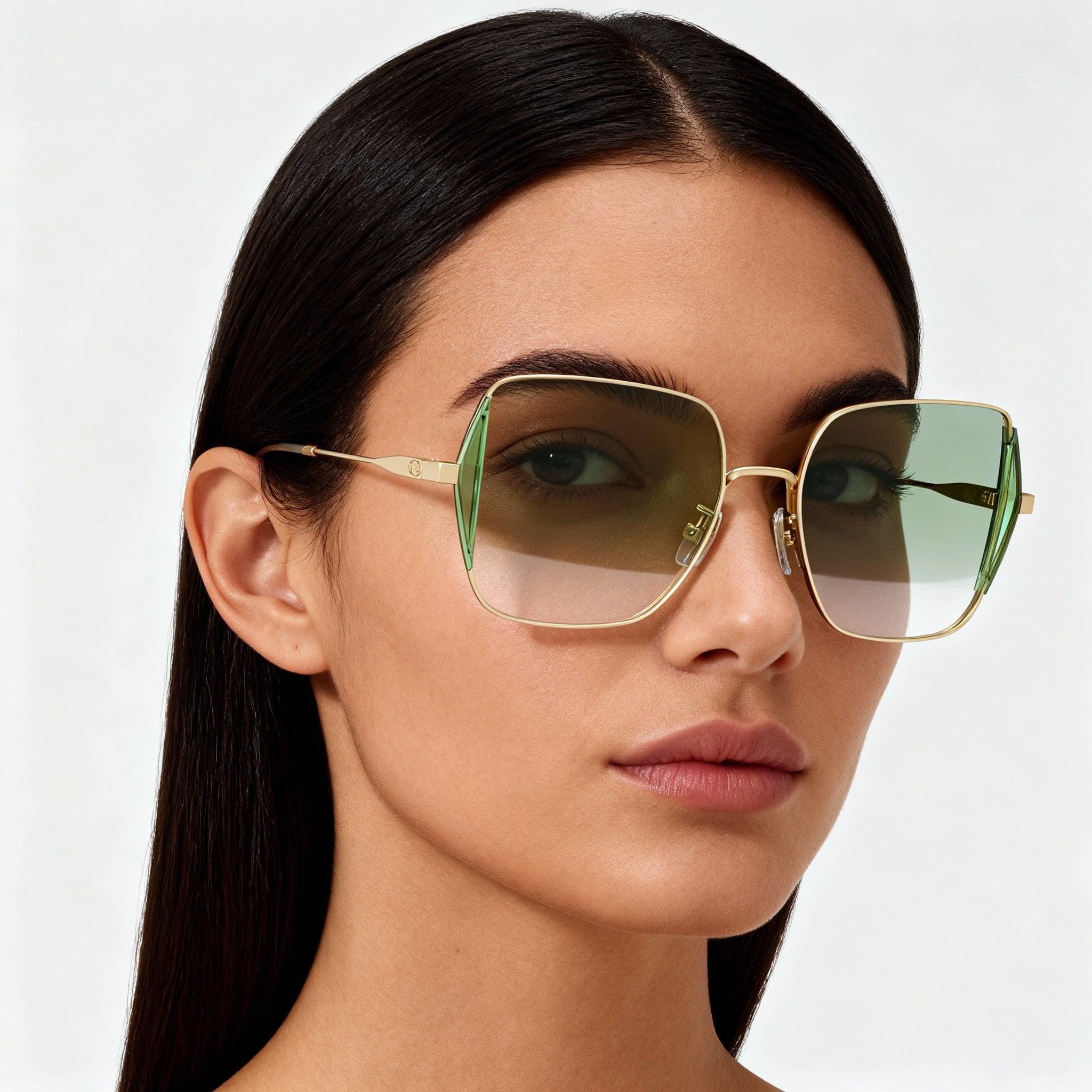 Coach Hc5165d Women's Oversized Square Metal Prescription Eyeglasses Shiny Light Gold 53-18-145, Photo 5