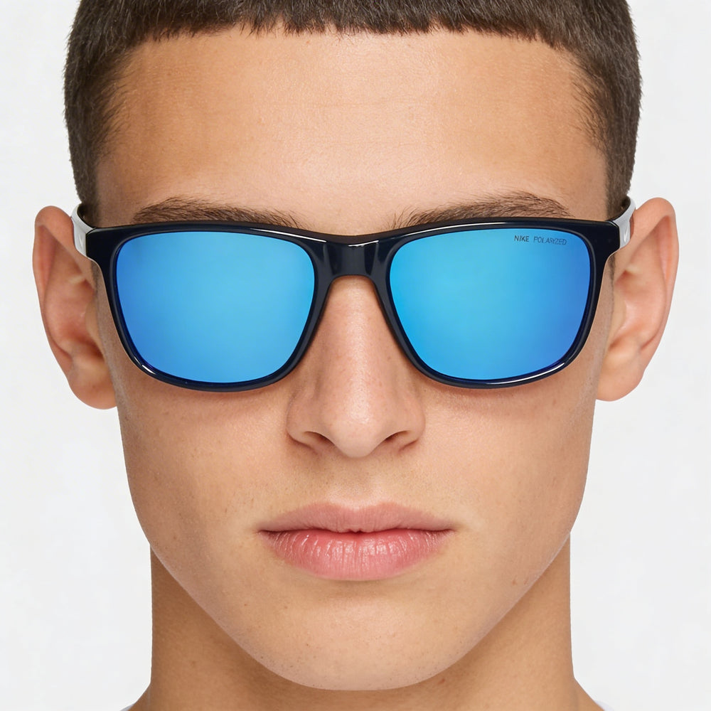 Nike Endeavor P Polarized 100% UV Protection Unisex Sunglasses with Obsidian Plastic Frame and Grey Lenses 60-10-140mm