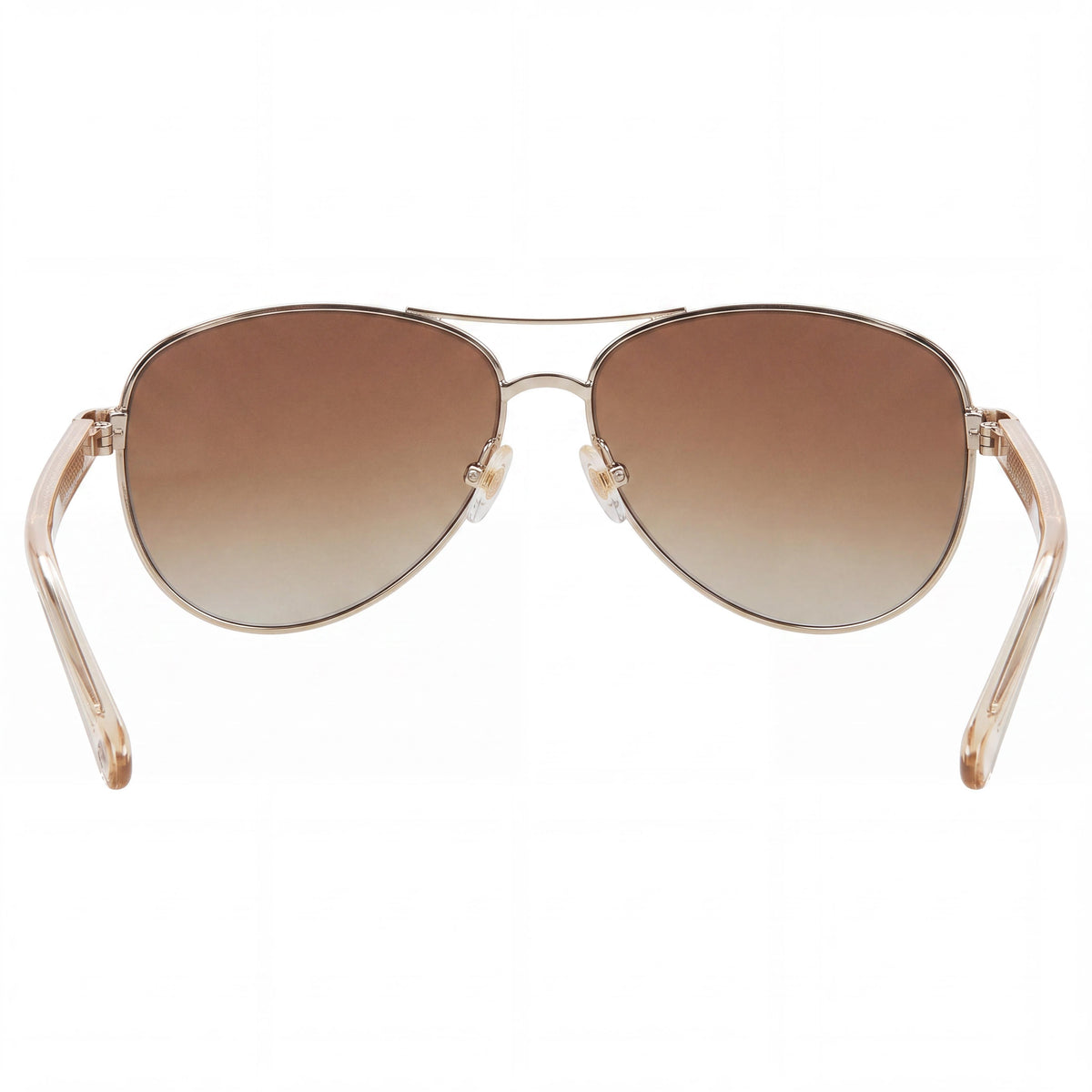 kate spade new york Women's Pilot Stainless Steel Gold Brown Gradient Brown Gradient Polarized UV Sunglasses 57-12-140, Photo 2