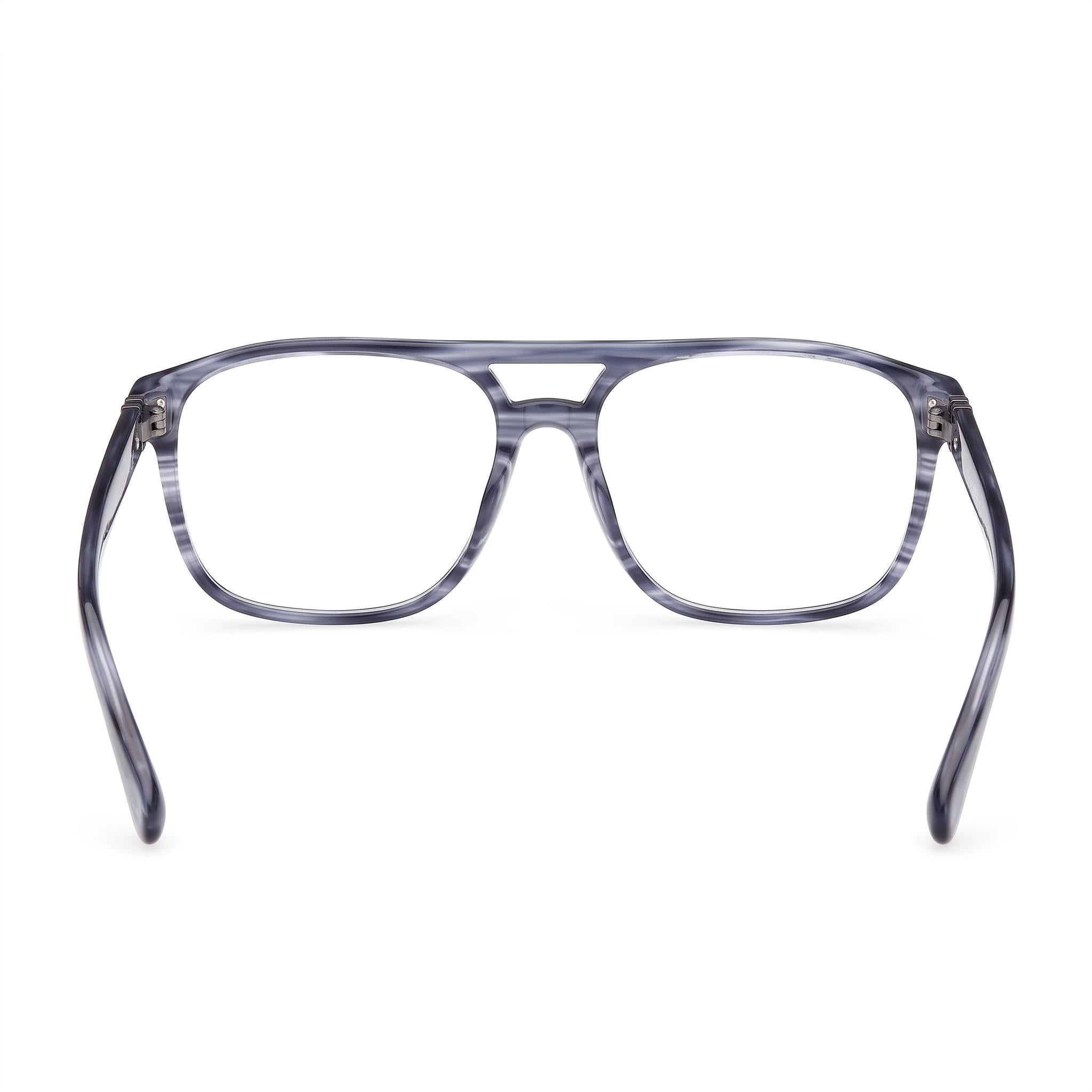 Timberland Tb50033 Men's Blue Horn Eyeglasses Frame, 62mm Lens Width, 17mm Bridge Width, 150mm Temple Length, Photo 4