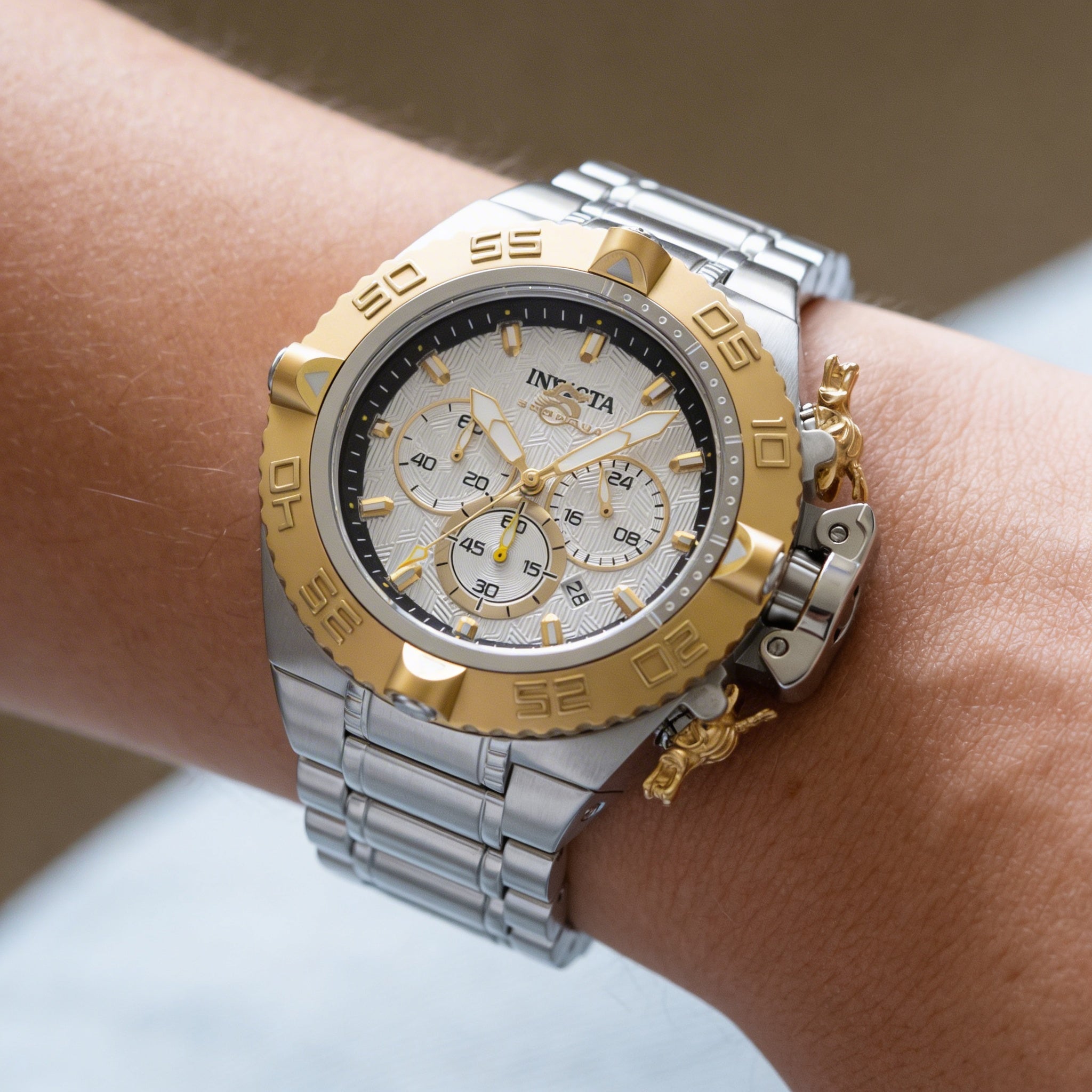 Invicta Subaqua - Noma IV 48196 Chronograph Quartz 50mm Stainless Steel Case Watch with Silver Dial, Photo 3