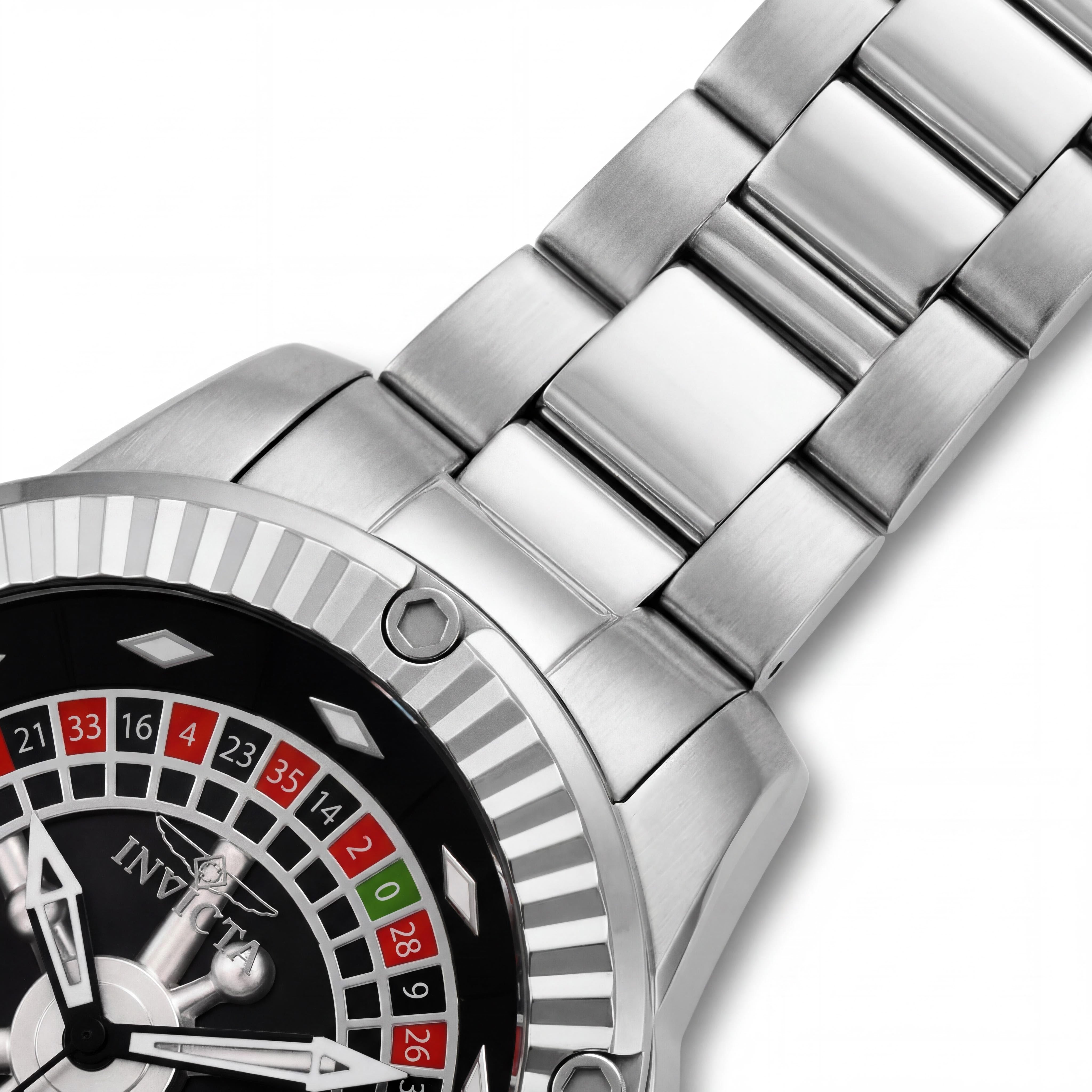 Reloj Invicta Specialty Collection automático para hombre, caja de acero inoxidable plateado de 52 mm con esfera negra, resistente al agua 10 bar, Photo 2