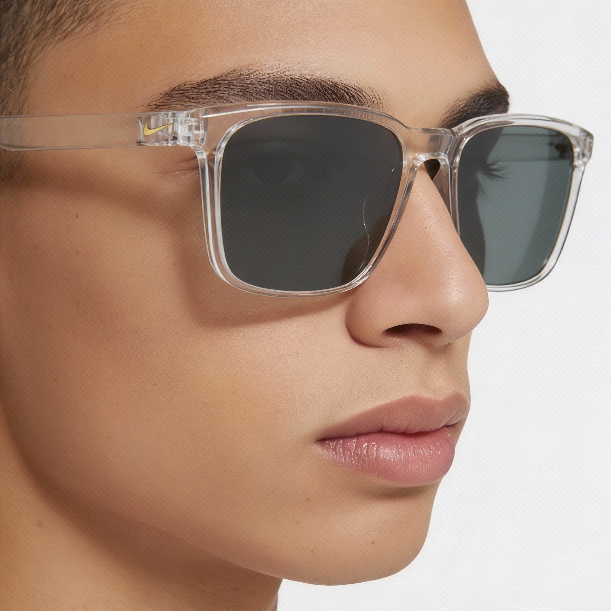 Gafas de sol Nike Classic unisex con montura inyectada y protección UV, color verde polar transparente de 57 mm, Photo 4