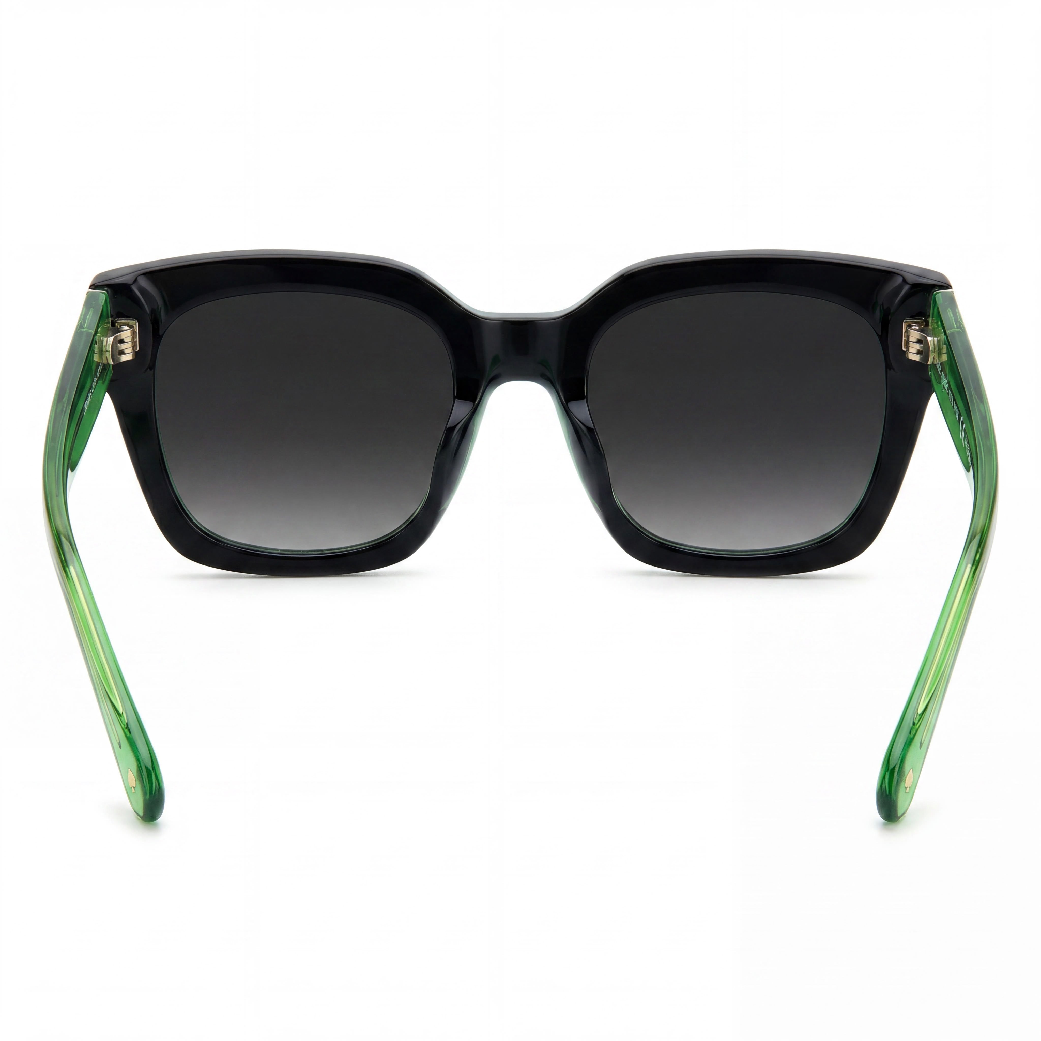 Kate Spade New York Black Green Rectangle Sunglasses for Women, 50mm, Photo 4