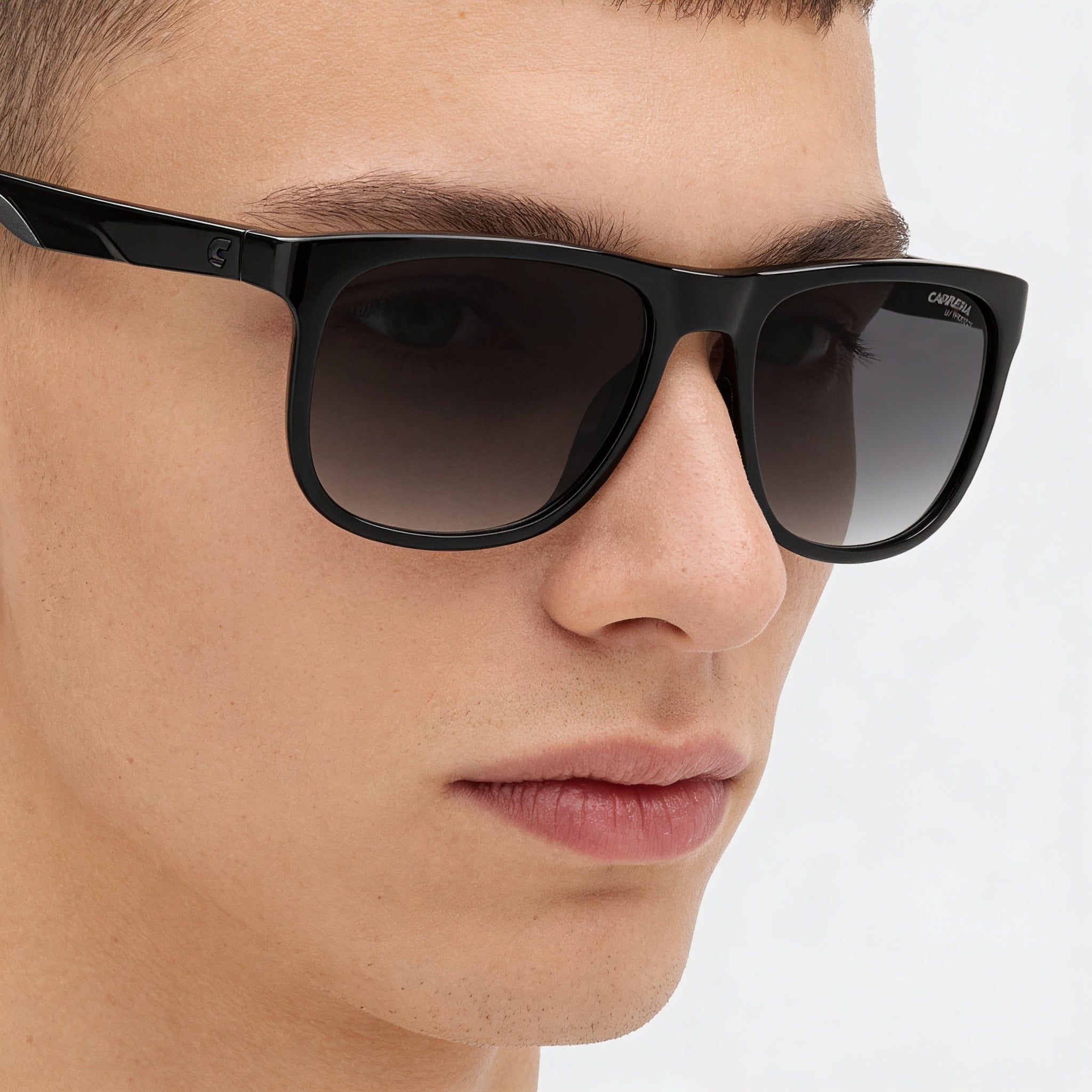Carrera 2038t/S Unisex Black Polyamide Square 100% UV Sunglasses 54mm, Photo 3