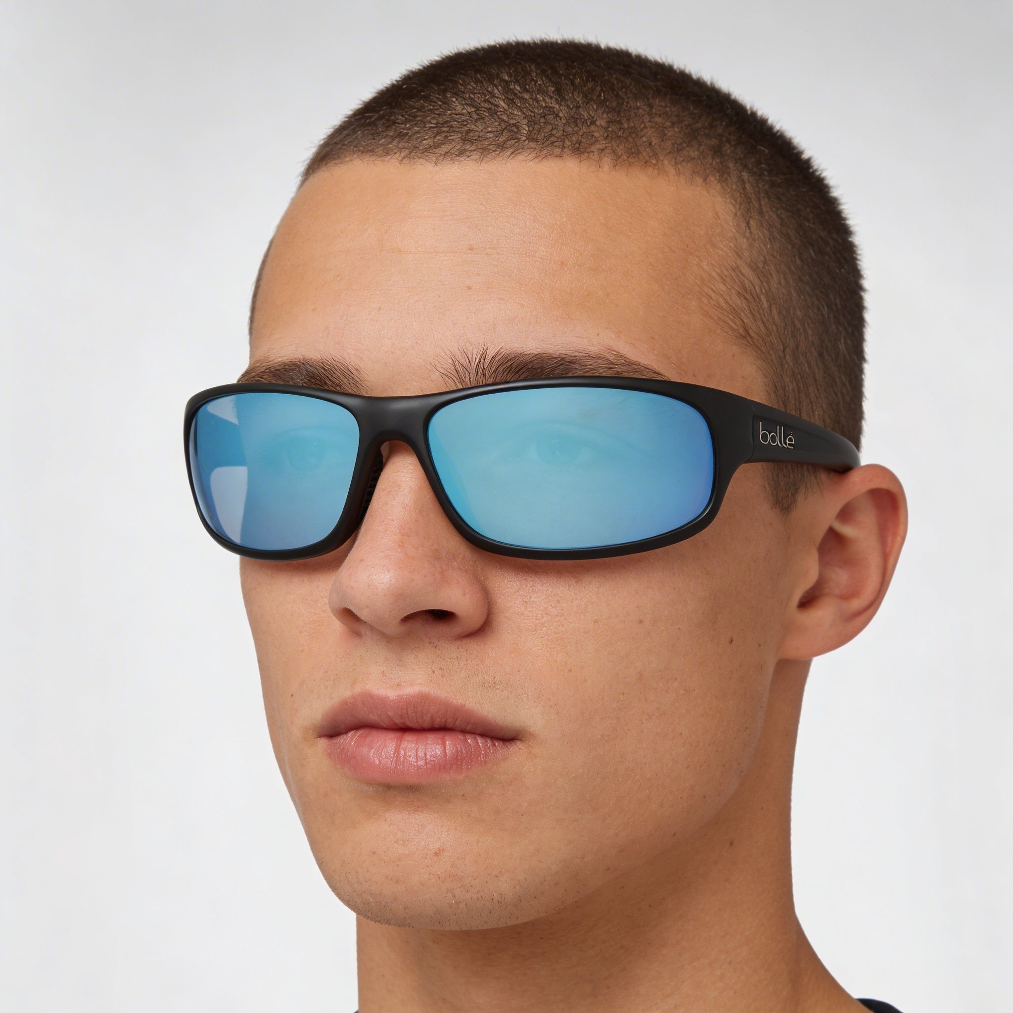 Bollé Anaconda Unisex Multicoloured Composite Frame Sky Blue Polarized UV Protection Lenses Sunglasses 65mm, Photo 4