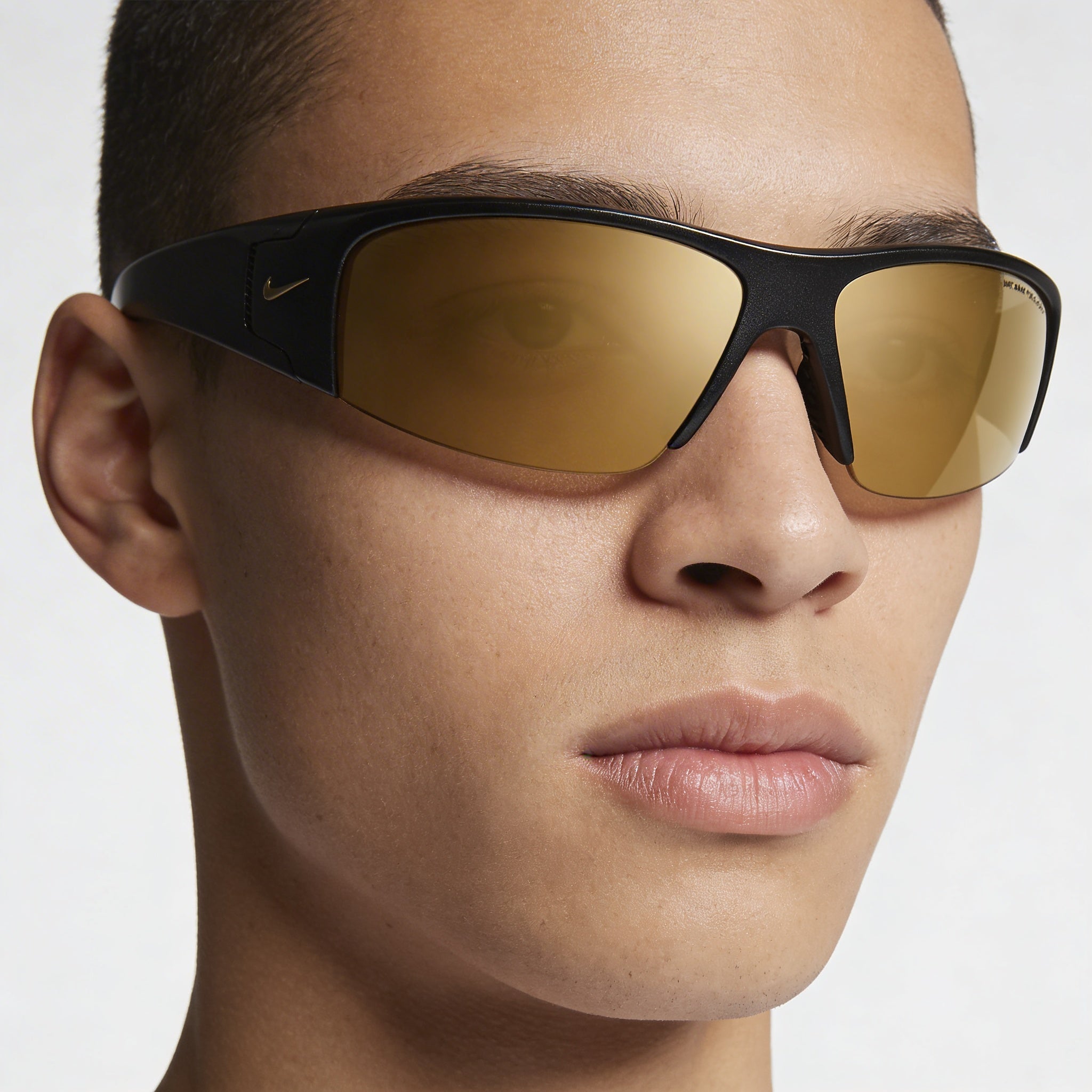 Nike Classic Unisex Onyx Nylon Frame Brown Polarized UV Protected Lenses 135mm Sunglasses, Photo 5