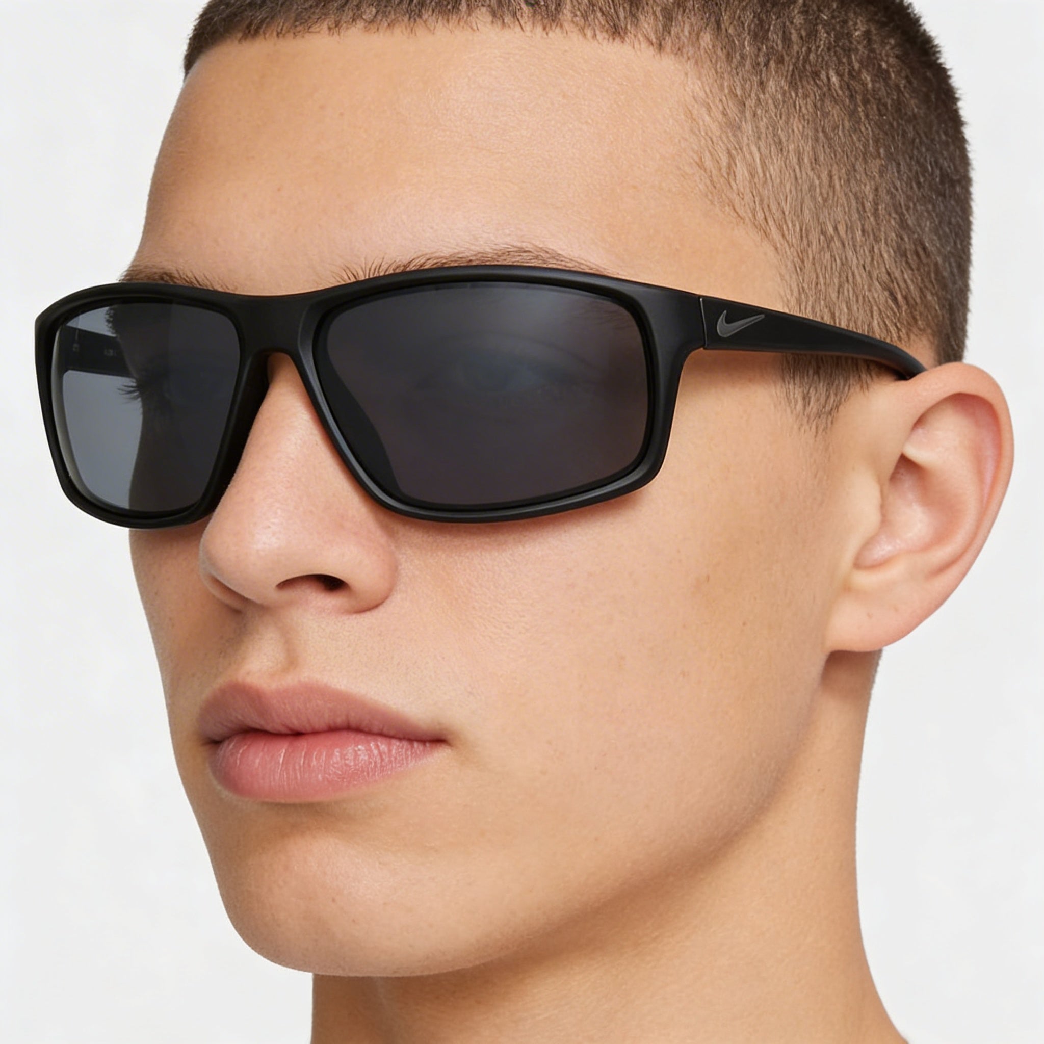Nike Sunglasses Unisex Matte Black Anthracite Alloy Steel Dark Grey UV 400 66-15-135, Photo 5