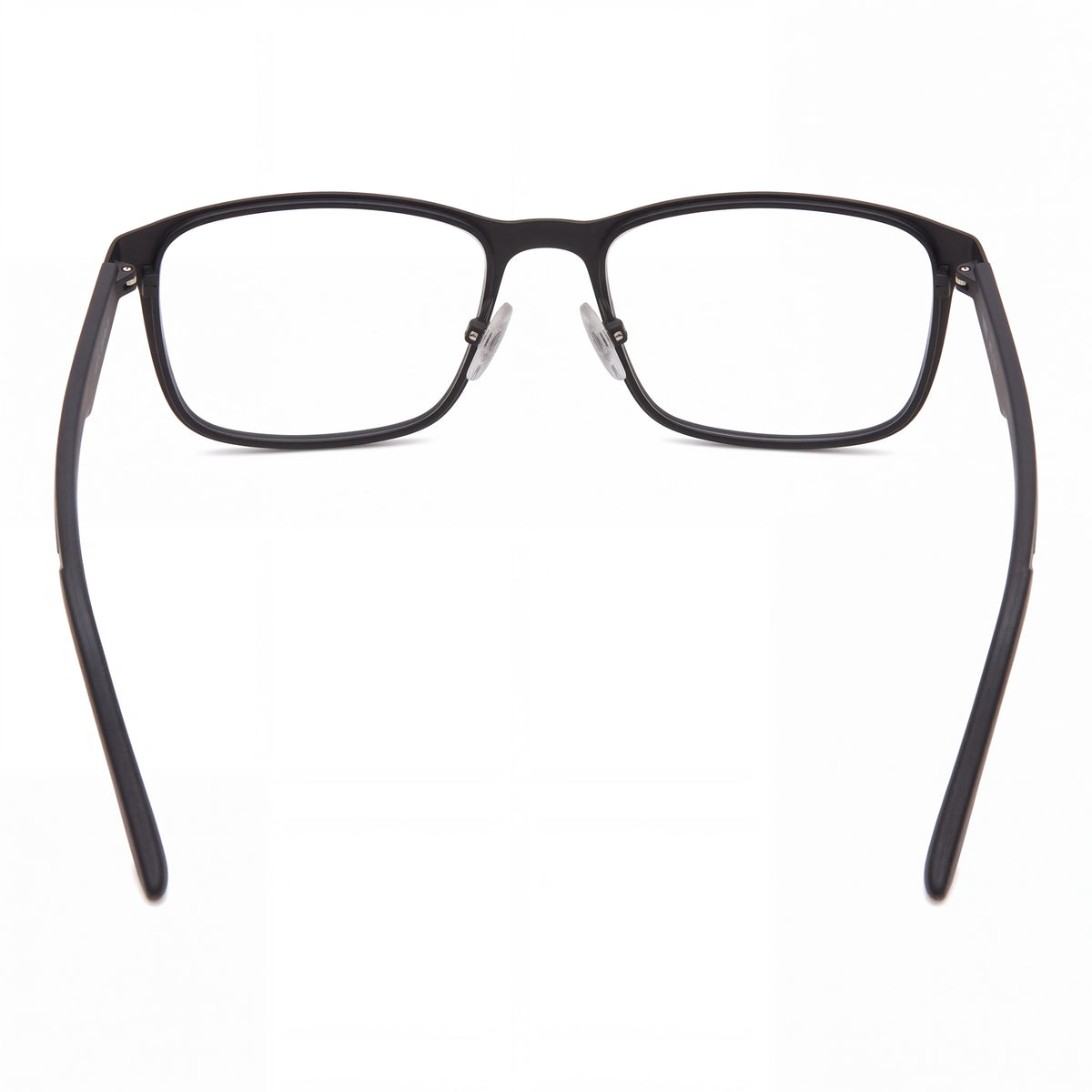 PUMA PU0391O 001 58 Men's Black Metal Full Rim Rectangle Eyeglasses with Clear Lenses 58mm, Photo 3