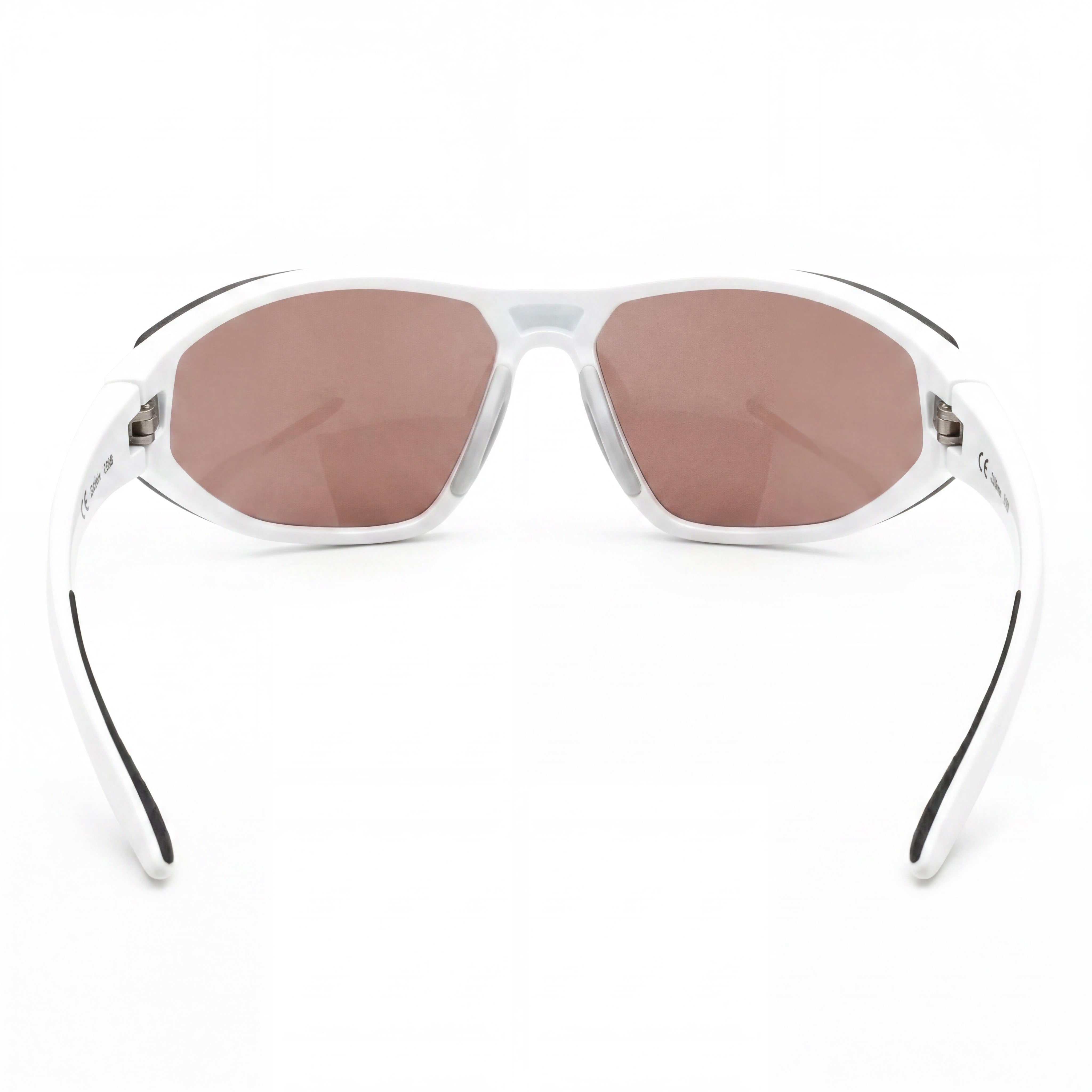 Nike Aero Swift Shield Men's Sunglasses White Plastic Frame Road Tint Lenses 100% UV Protection 65mm, Photo 3