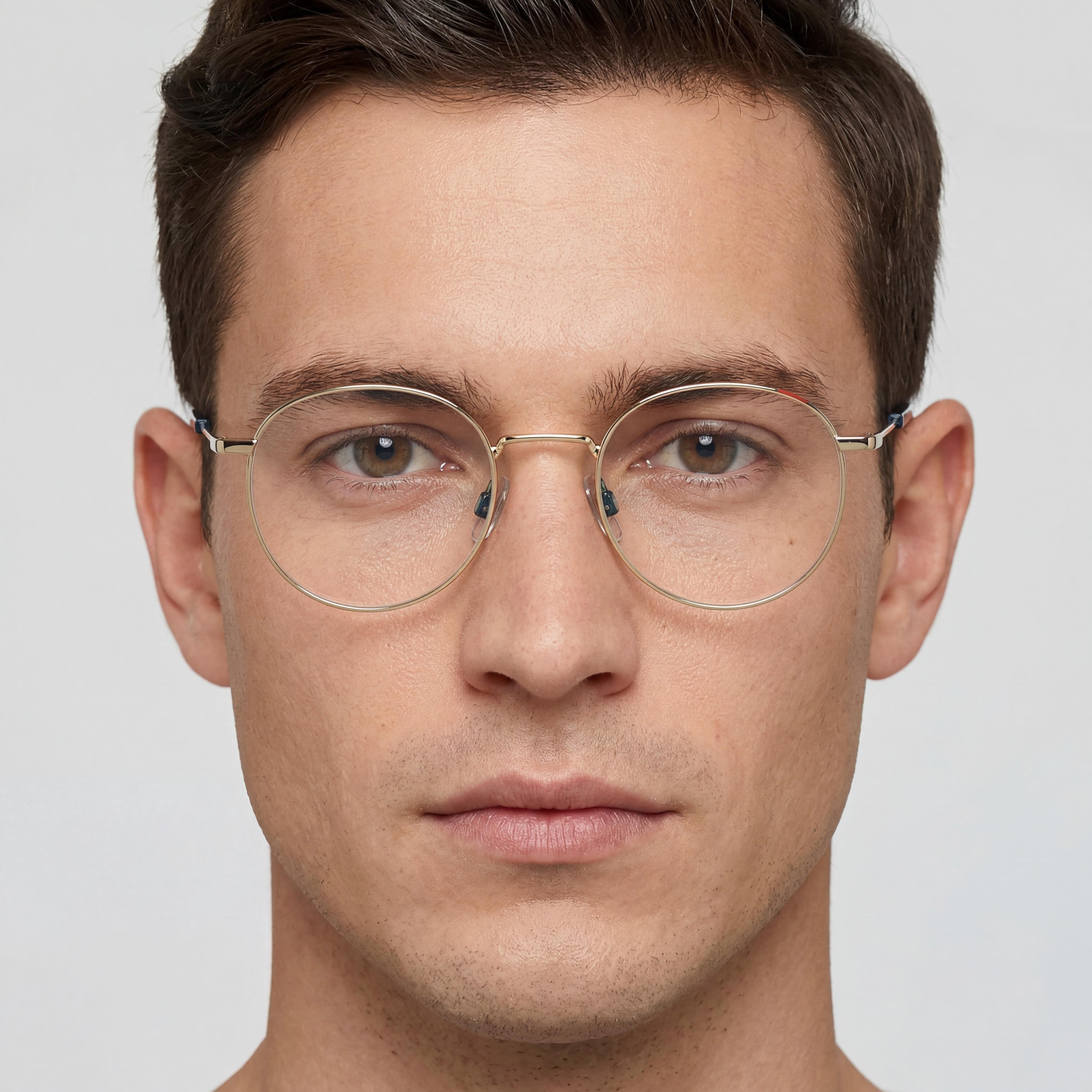 Gafas Hugo Boss Hg 1122 para hombre, con montura de aleación de acero en color oro y azul, y un ancho de lente de 51 mm, Photo 5