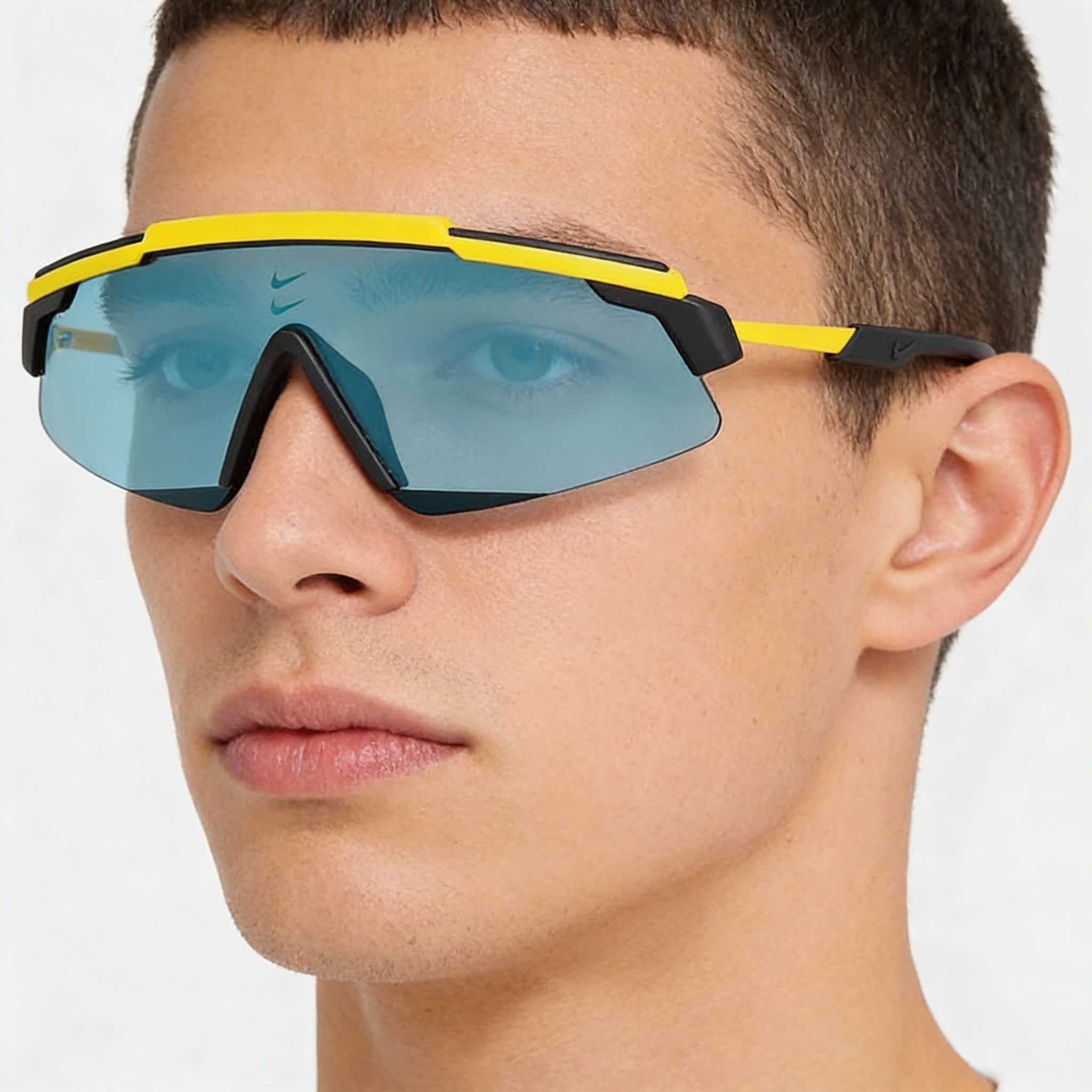 Nike Modern Unisex Injected Frame Eyewear Laser Orange/Teal 66mm, Photo 3