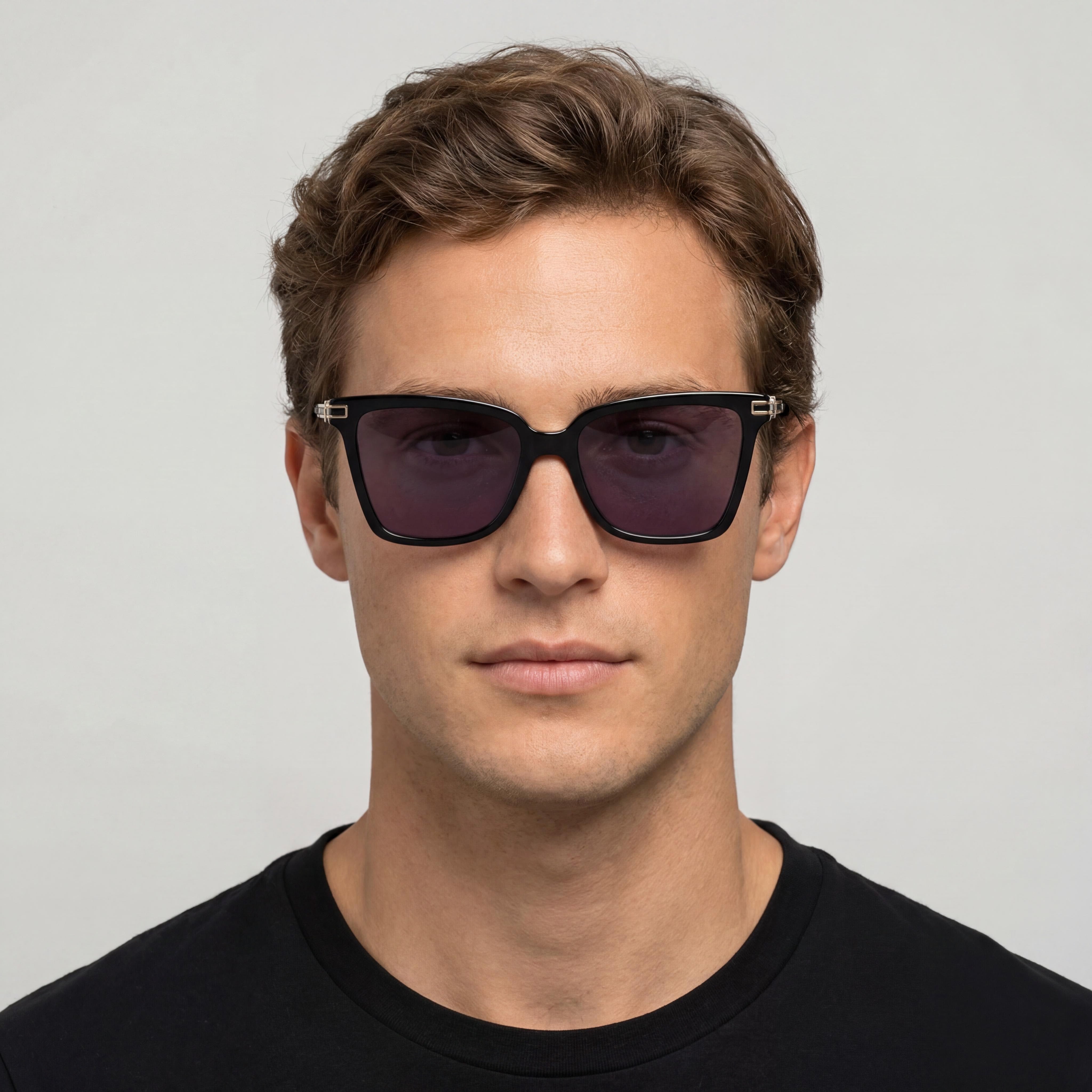 Ferragamo Sf2036s Men's Black Titanium Butterfly Non- Protection Eyewear 56-16-140, Photo 4