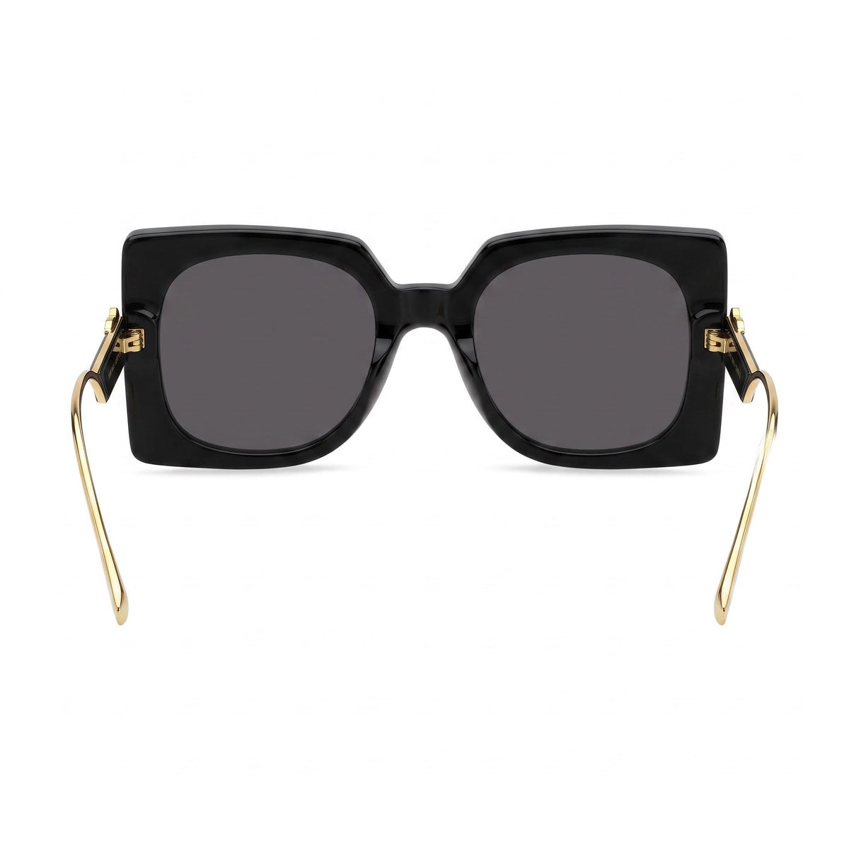 Etro Classic Women’s Non-Polarized Sunglasses with Black Grey Acetate Frame and Black Lenses 54mm, Photo 4