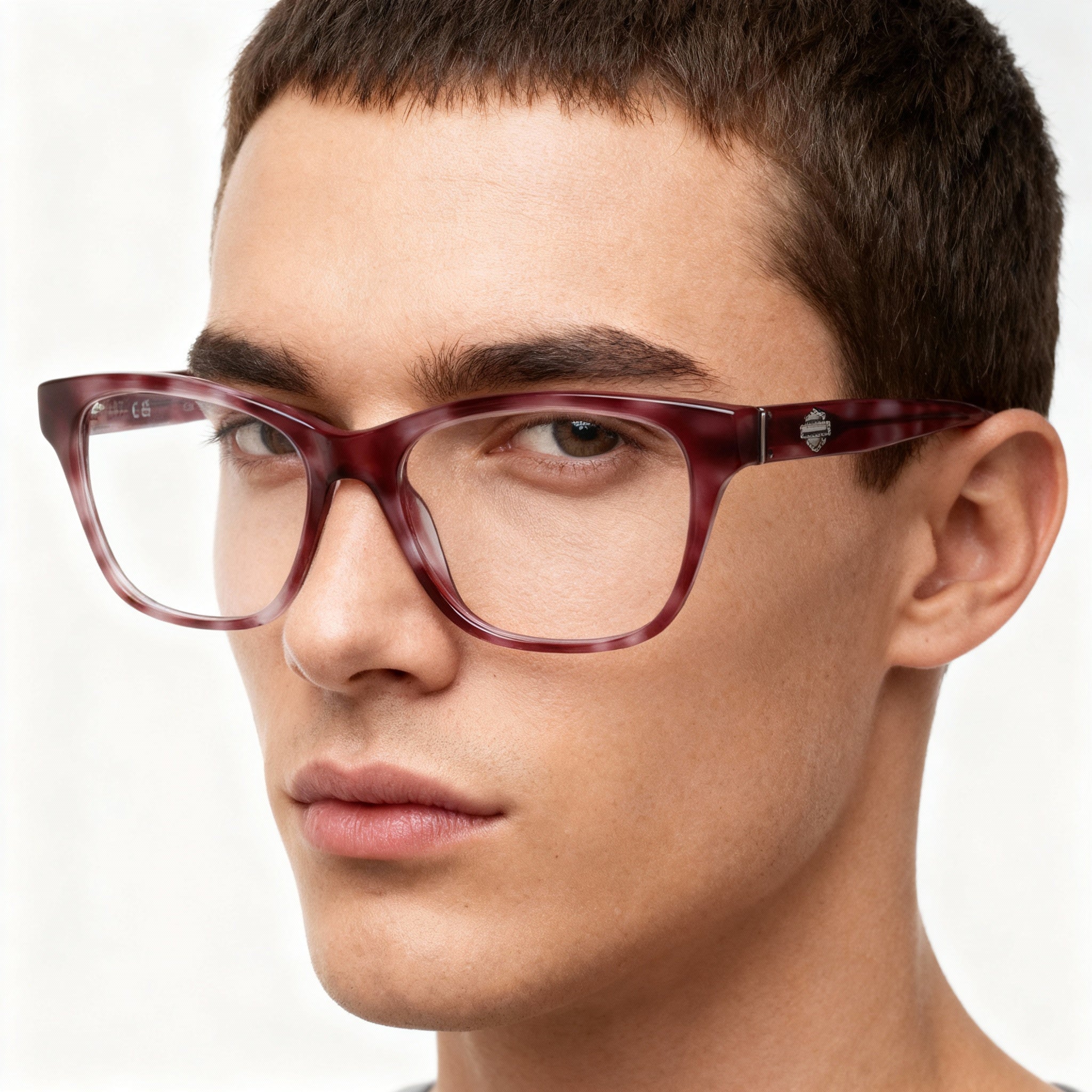 Harley-Davidson Hd0574 Unisex Plastic Eyeglasses, Bordeaux, 100% UV Protection, 52-16-140, Photo 5